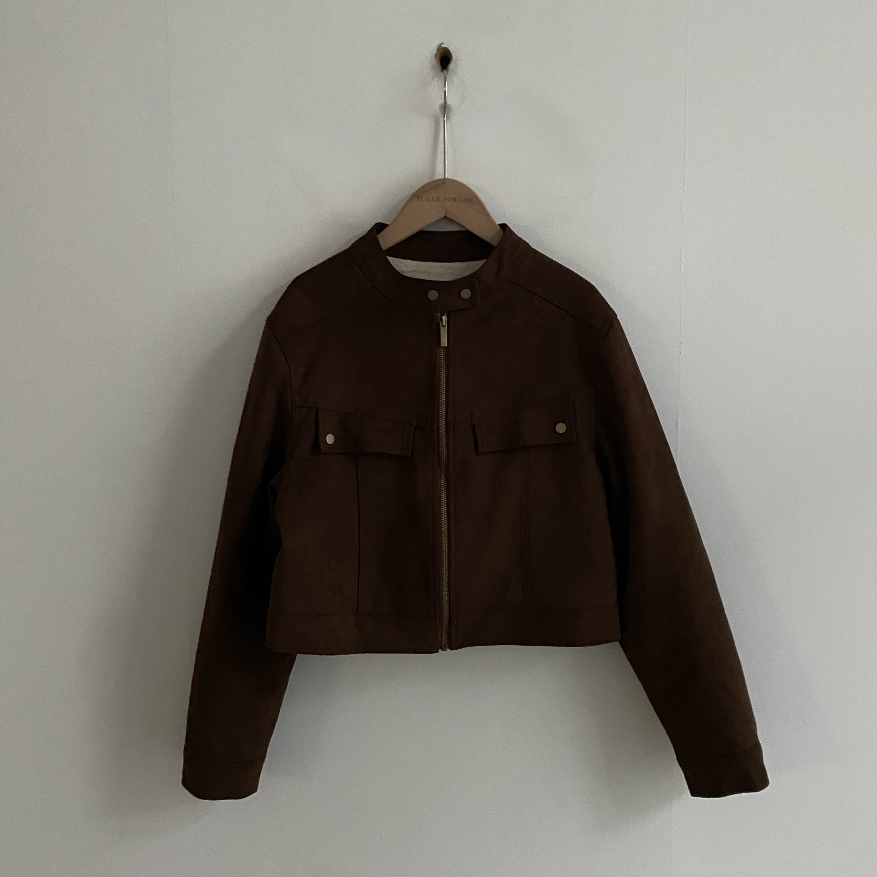 スエードボアクロップドジャケット | ファッション通販サイト NUGU