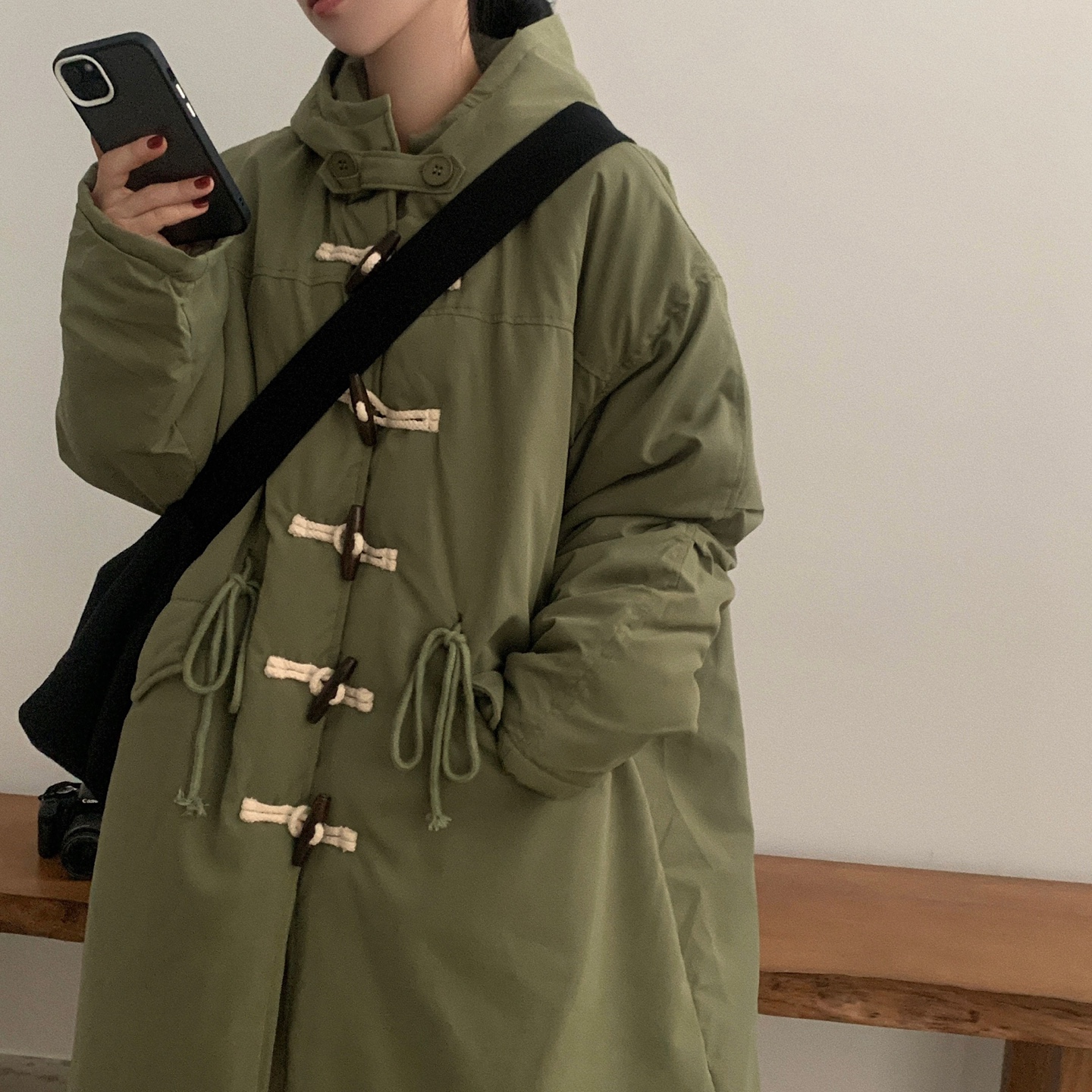 ダッフルフード付きロングダウン | ファッション通販サイト NUGU