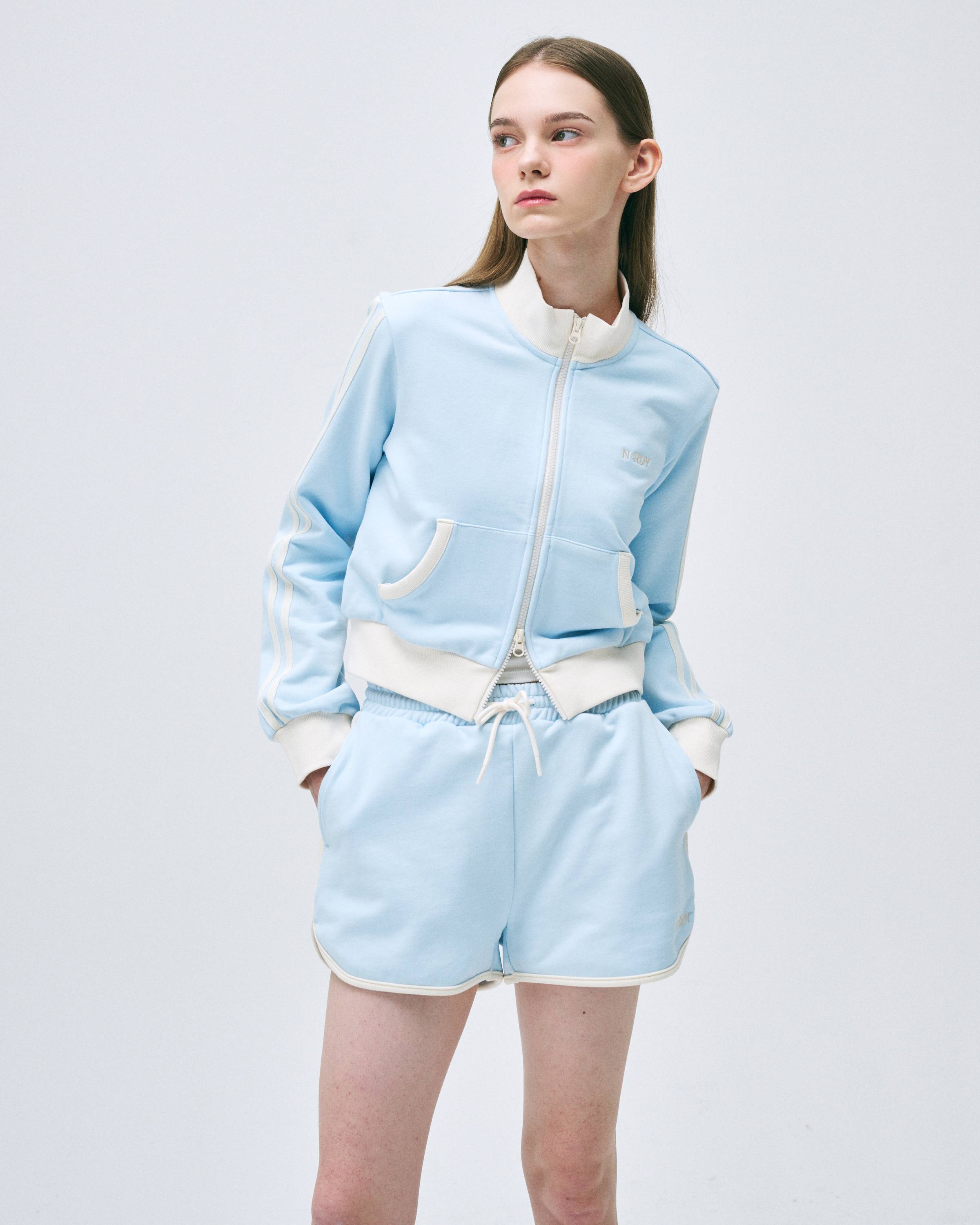 MUSINSA公式 | NDY (nerdy) Heritage NY Track Top (Black/Navy MUSINSA公式 | NDY (nerdy) Heritage NY Track Top (Black/Navy