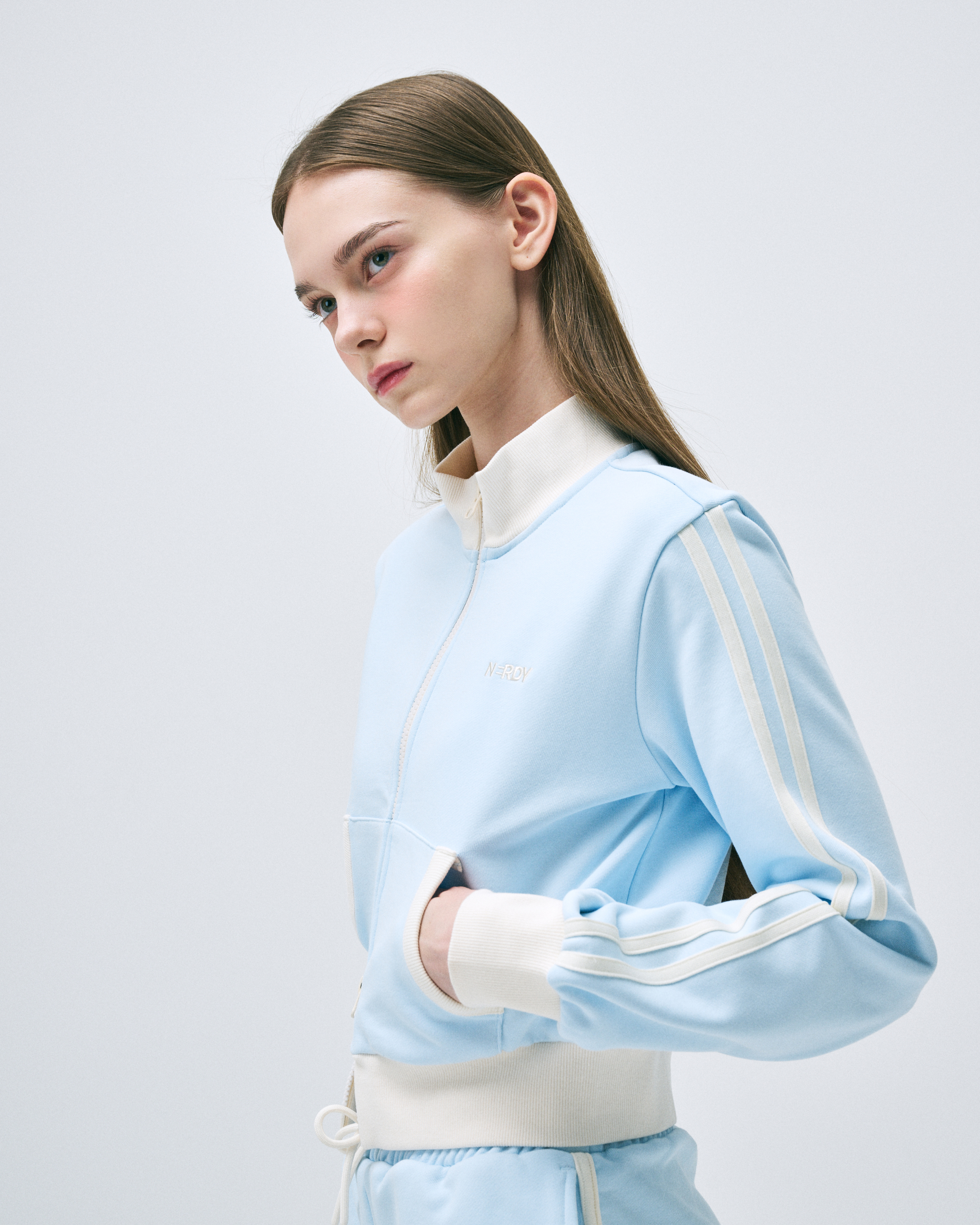 MUSINSA公式 | NDY (nerdy) Heritage NY Track Top (Black/Navy