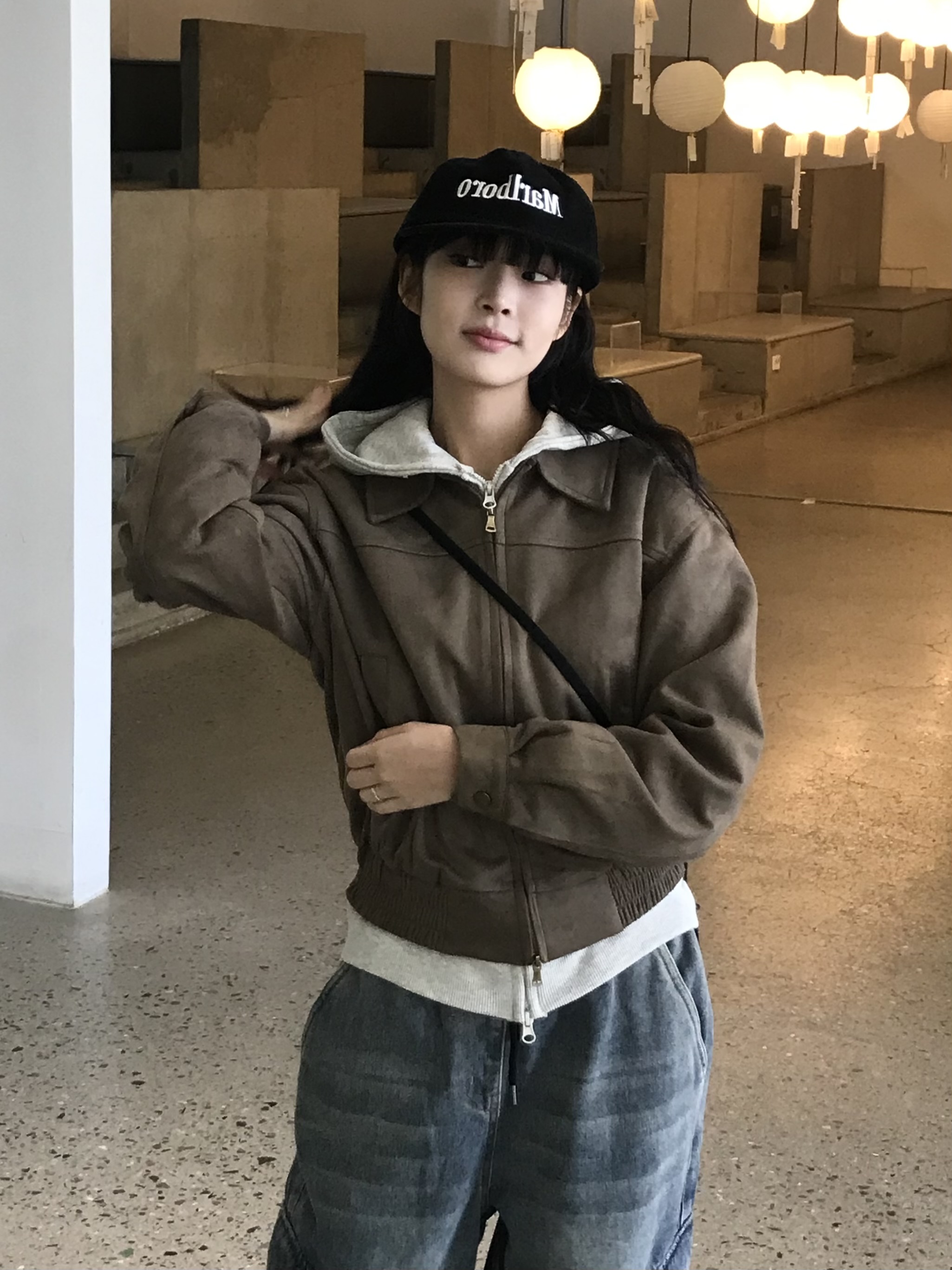 完売　Mutimer スエード短丈ジャケット tktcm5538a3.jpg