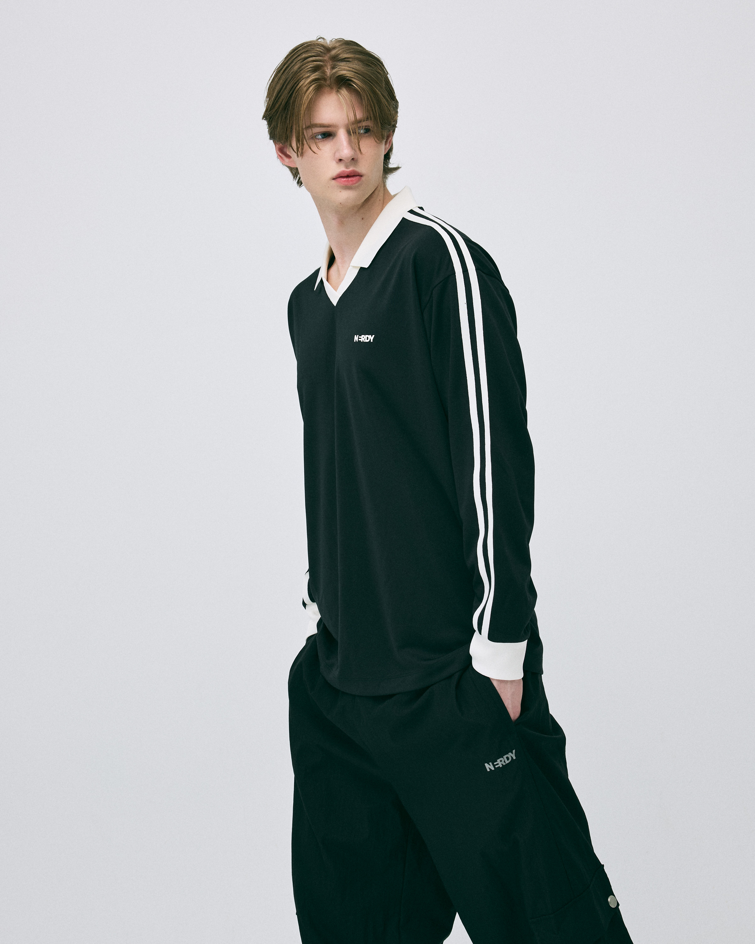 MUSINSA | NERDY Classic NY Jersey Long Sleeve T-Shirt (Black