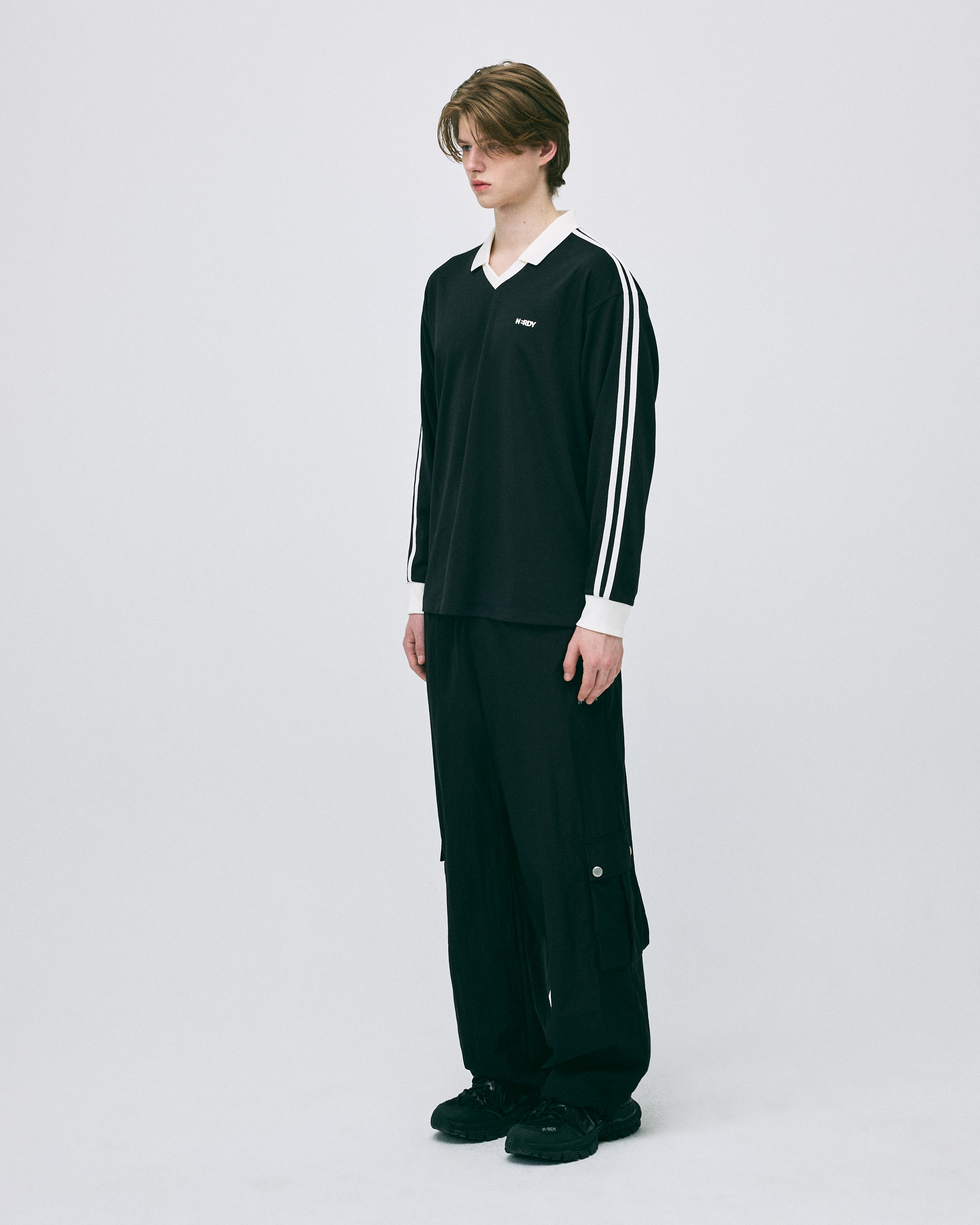 [ NERDY ]★韓国人気★FC JERSEY LONG SLEEVE T-SHIRT NERDY（ノルディ）の「NERDY Basic Long Sleeve T-shirt