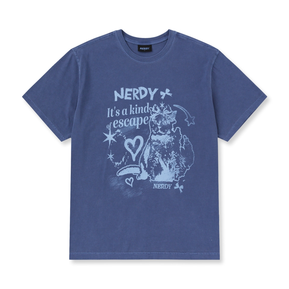 [ NERDY ]★25SS★TOMBOY NERO PIGMENT SHORT SLEEVE T-SHIRT MUSINSA | NERDY Tomboy Nero Pigment Short Sleeve T-Shirt