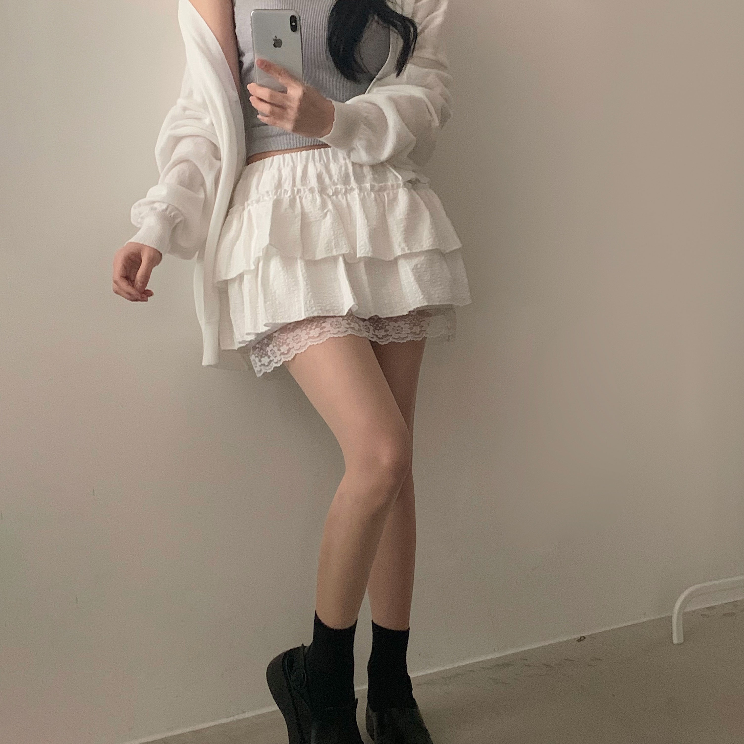 【24AW NEW】Dior_women / グラフィティロゴ ラップミニスカート 457J27A2968X5803_E01-1?$