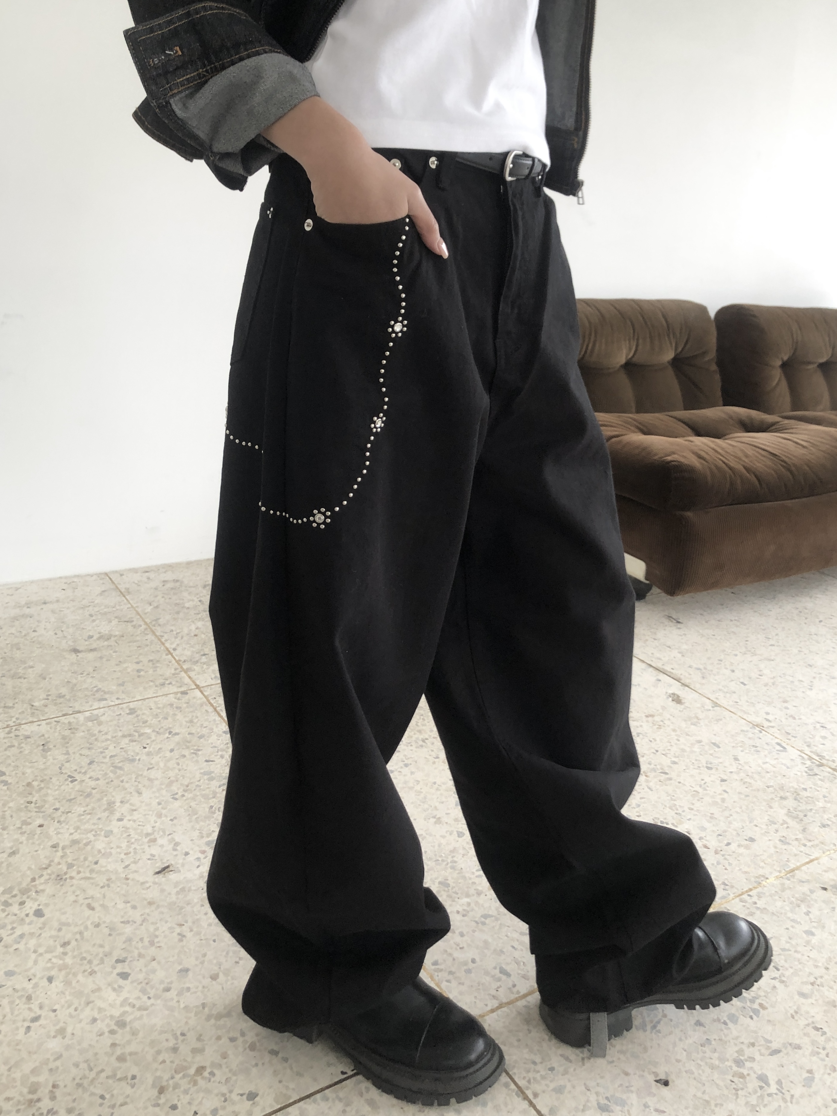 キュービックフラワーラインパンツ | ファッション通販サイト NUGU