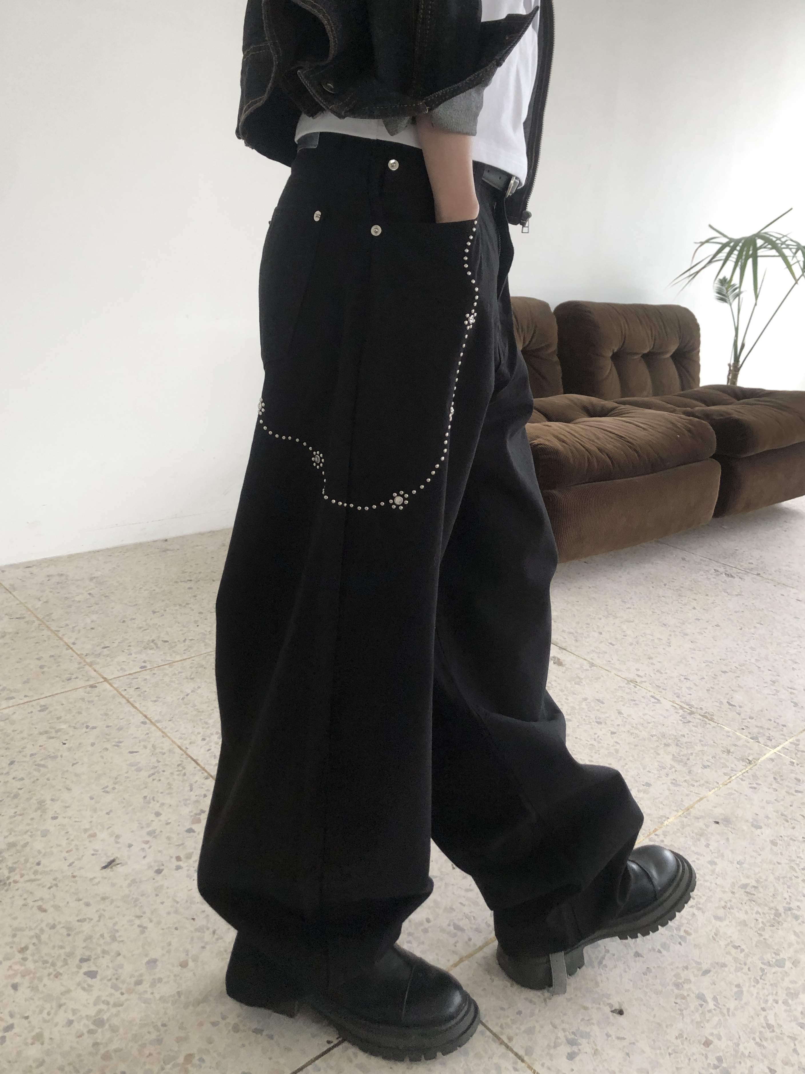 はのりーぬ キュービックフラワーラインパンツ | ファッション通販サイト NUGU