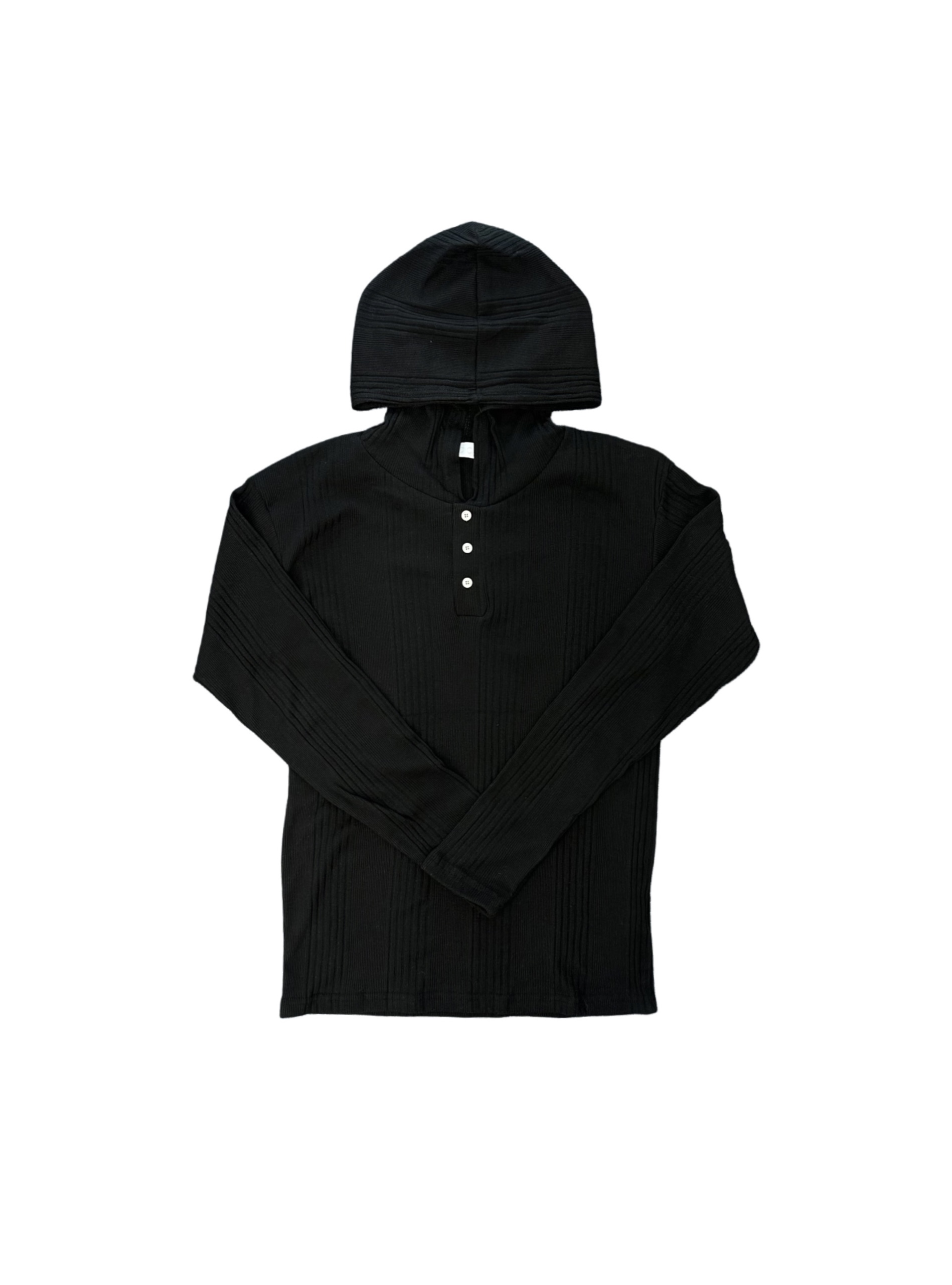 ヘンリーネックニットフードパーカー | ファッション通販サイト NUGU