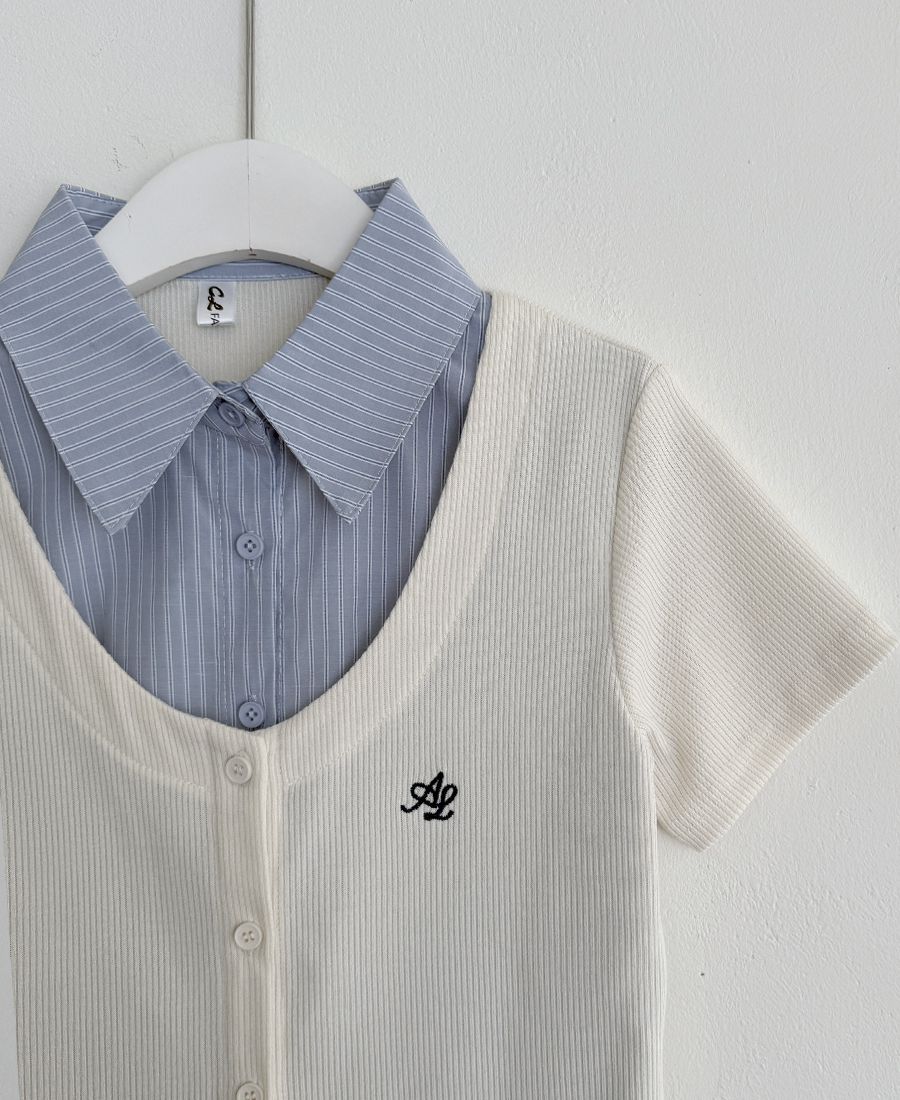 chamaページ CELINE ボタン付きストライプ半袖ニット 楽天市場】セリーヌ ストライプ（シャツ・ブラウス｜トップス