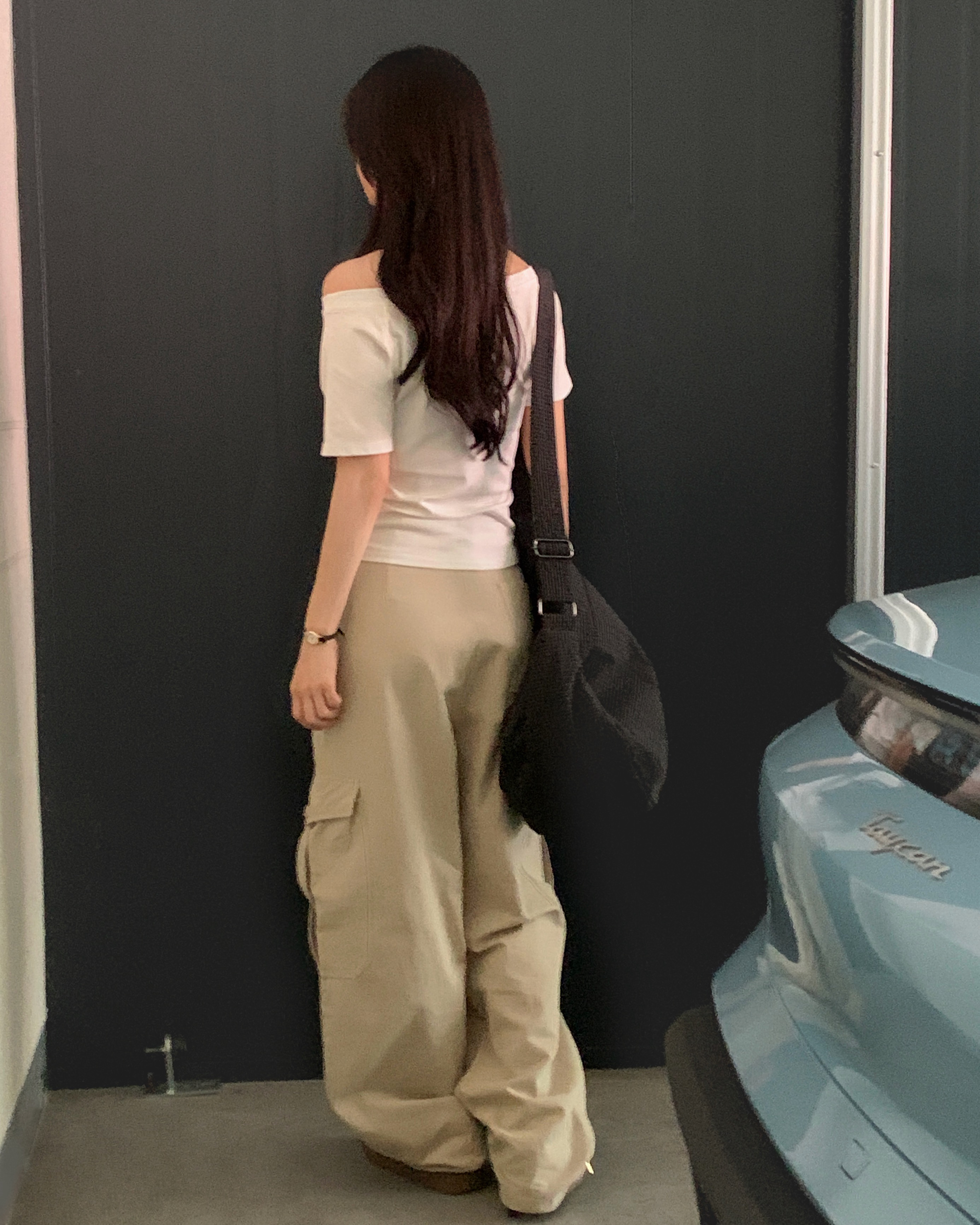 ワンショルダー半袖Tシャツ-4color | ファッション通販サイト NUGU