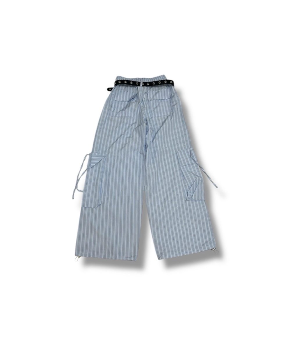belt wide pants [2color] | ファッション通販サイト NUGU