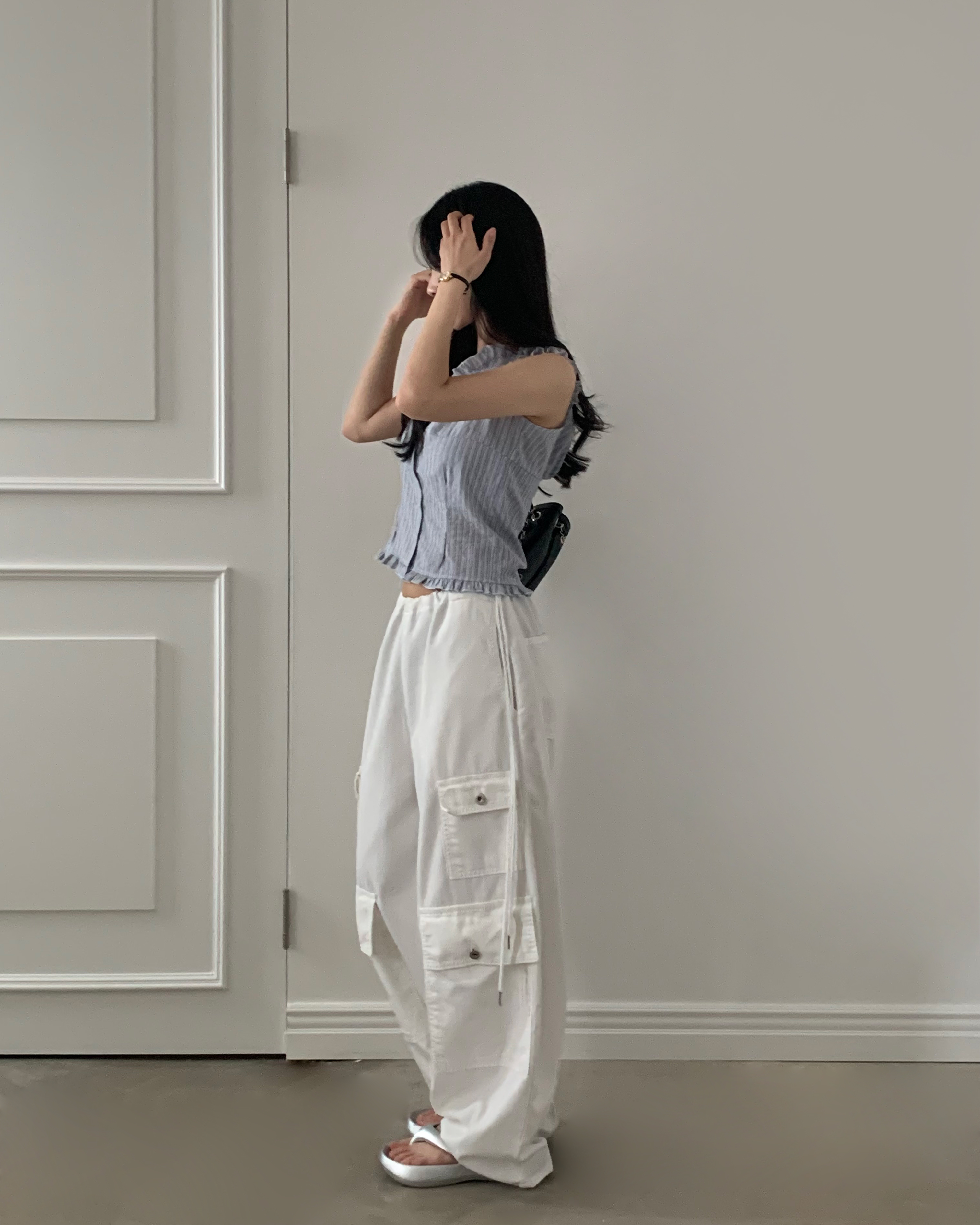 ワイドカーゴパンツ カーゴワイドジョガーパンツパンツ | ファッション通販サイト NUGU