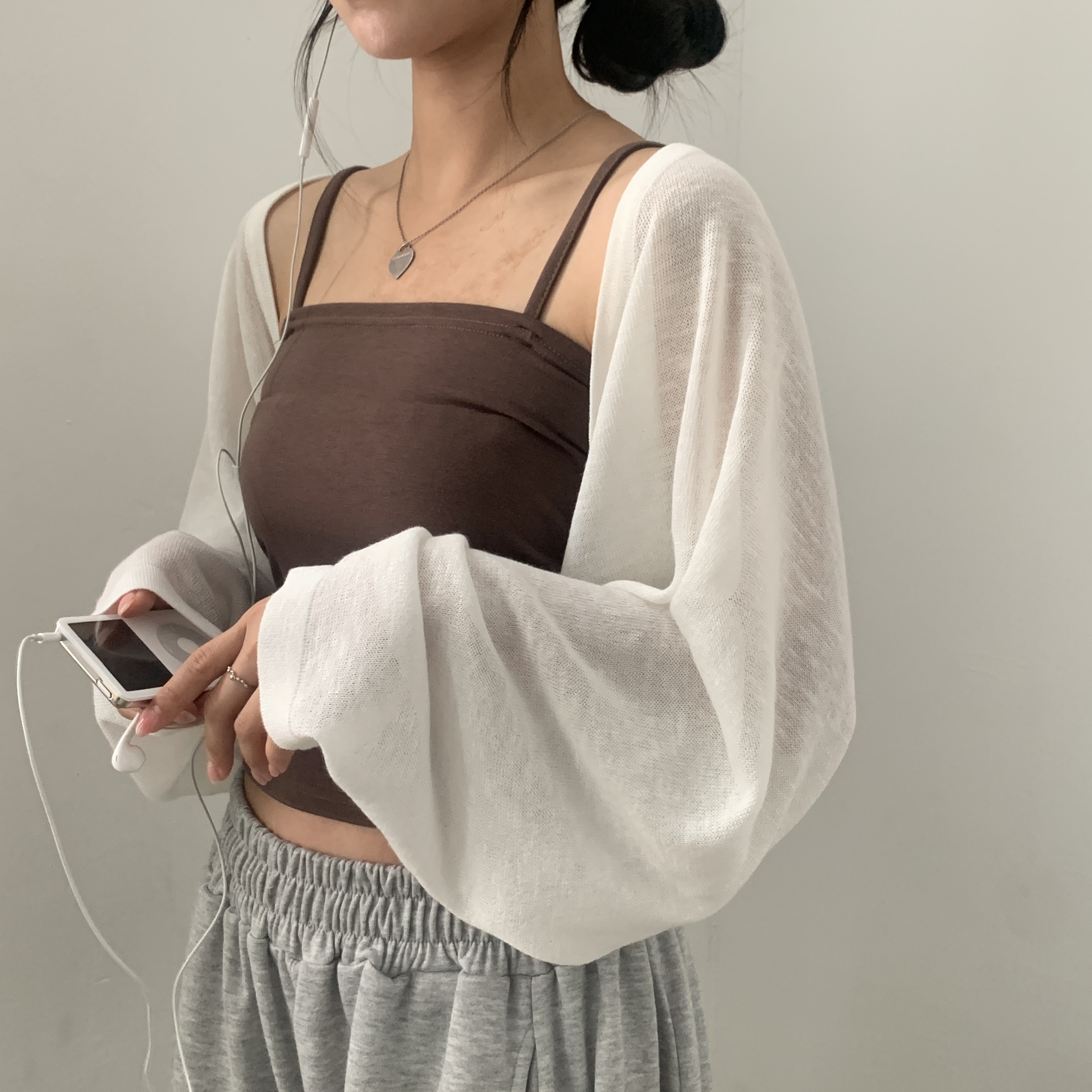 ボレロセットニットトップス GRY ボレロニットセット | ファッション通販サイト NUGU