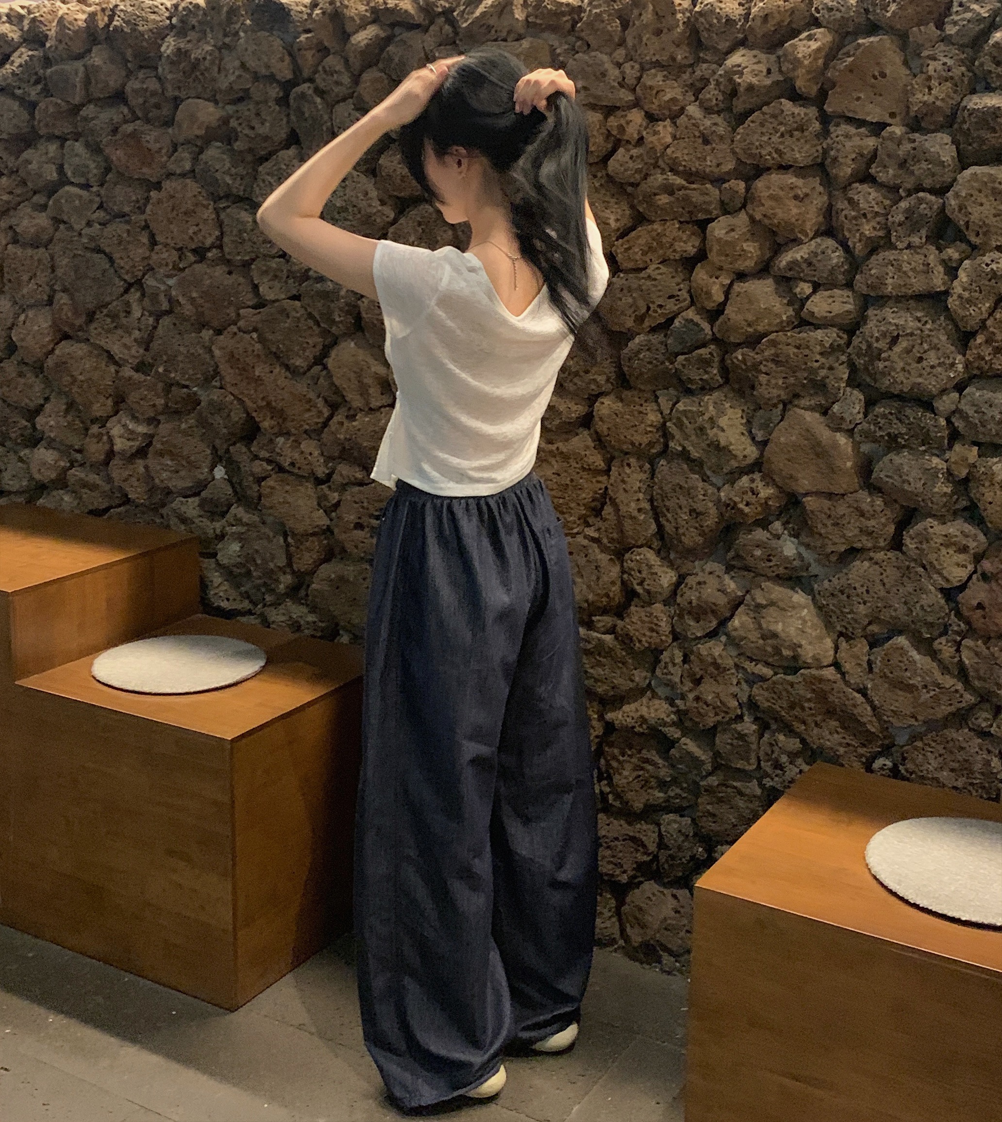 original]ボタン半袖ニット | ファッション通販サイト NUGU