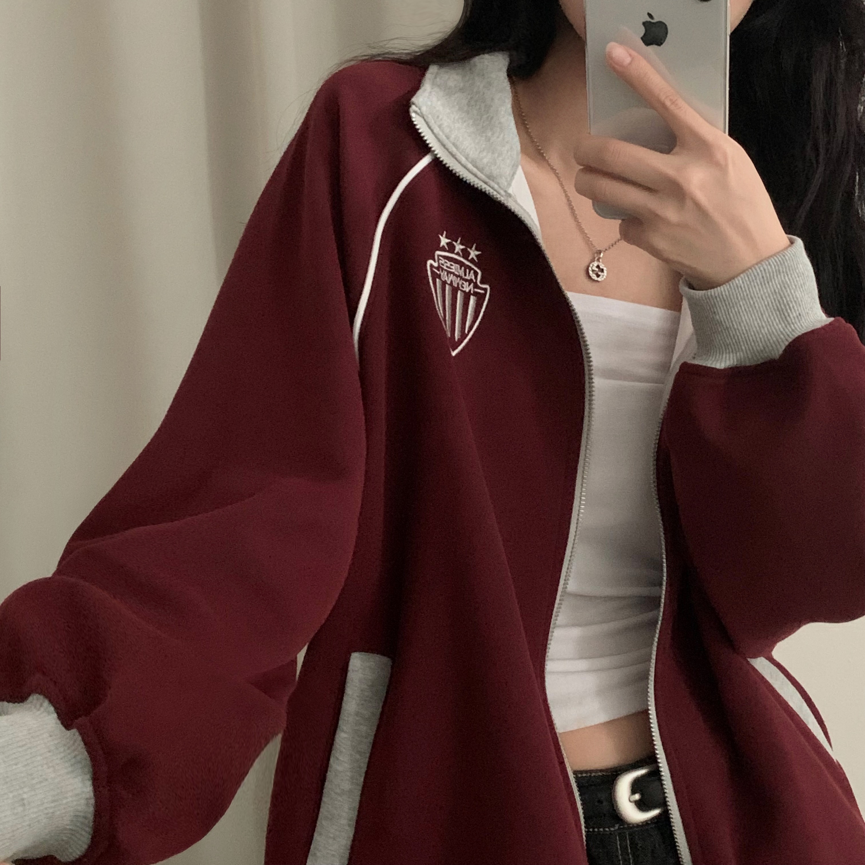 未使用美品◾️R指定 VISUAL IS DEAD パーカー Lサイズ オーバーサイズバイカラーパーカー | ファッション通販サイト NUGU