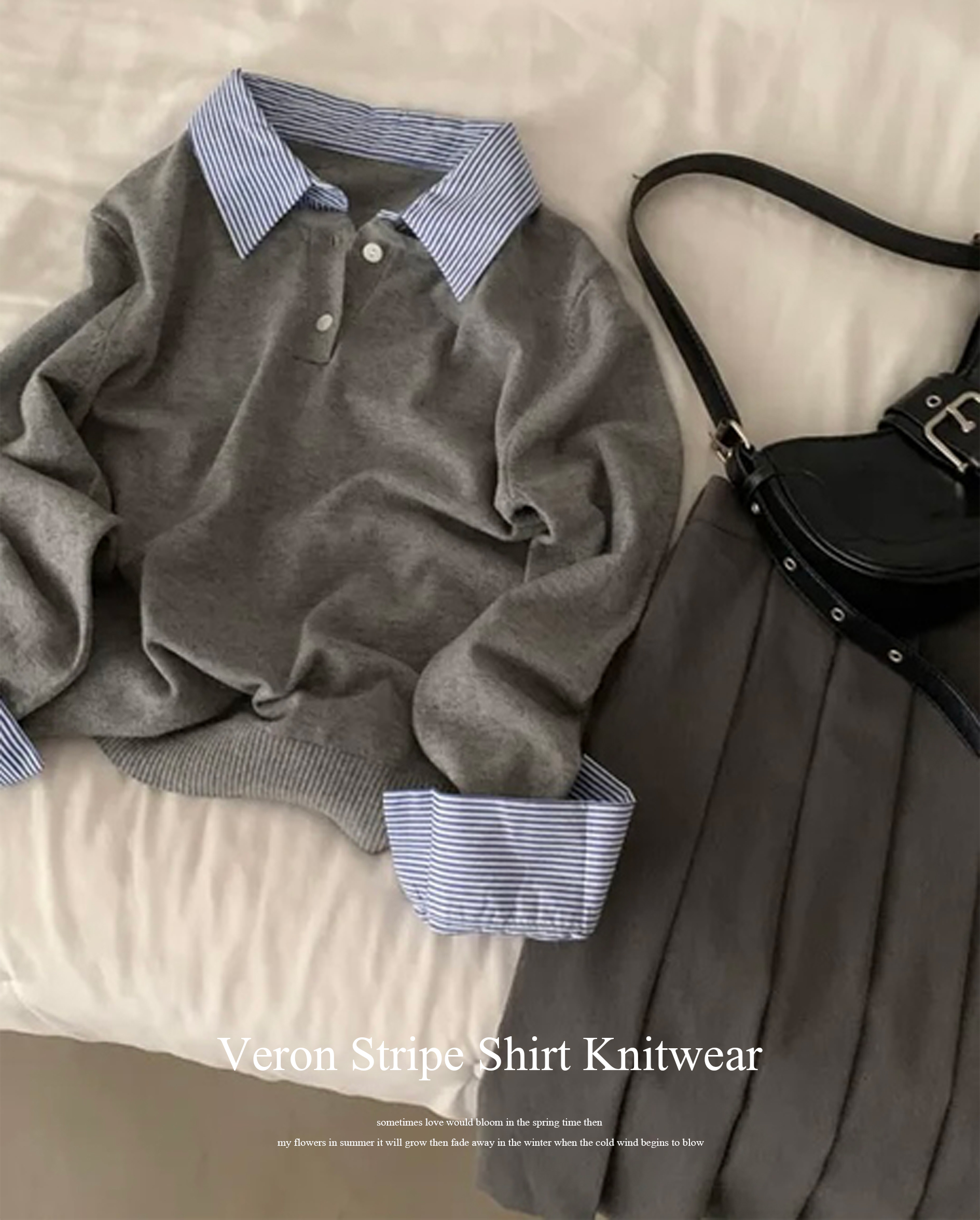 3color)シャツドッキングニット | ファッション通販サイト NUGU