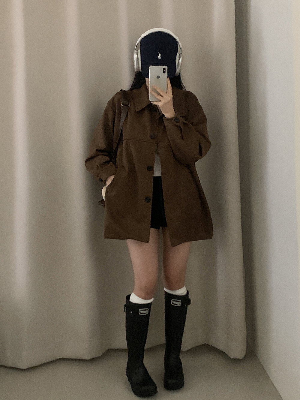 2color)オーバーサイズスウェードコート | ファッション通販サイト NUGU