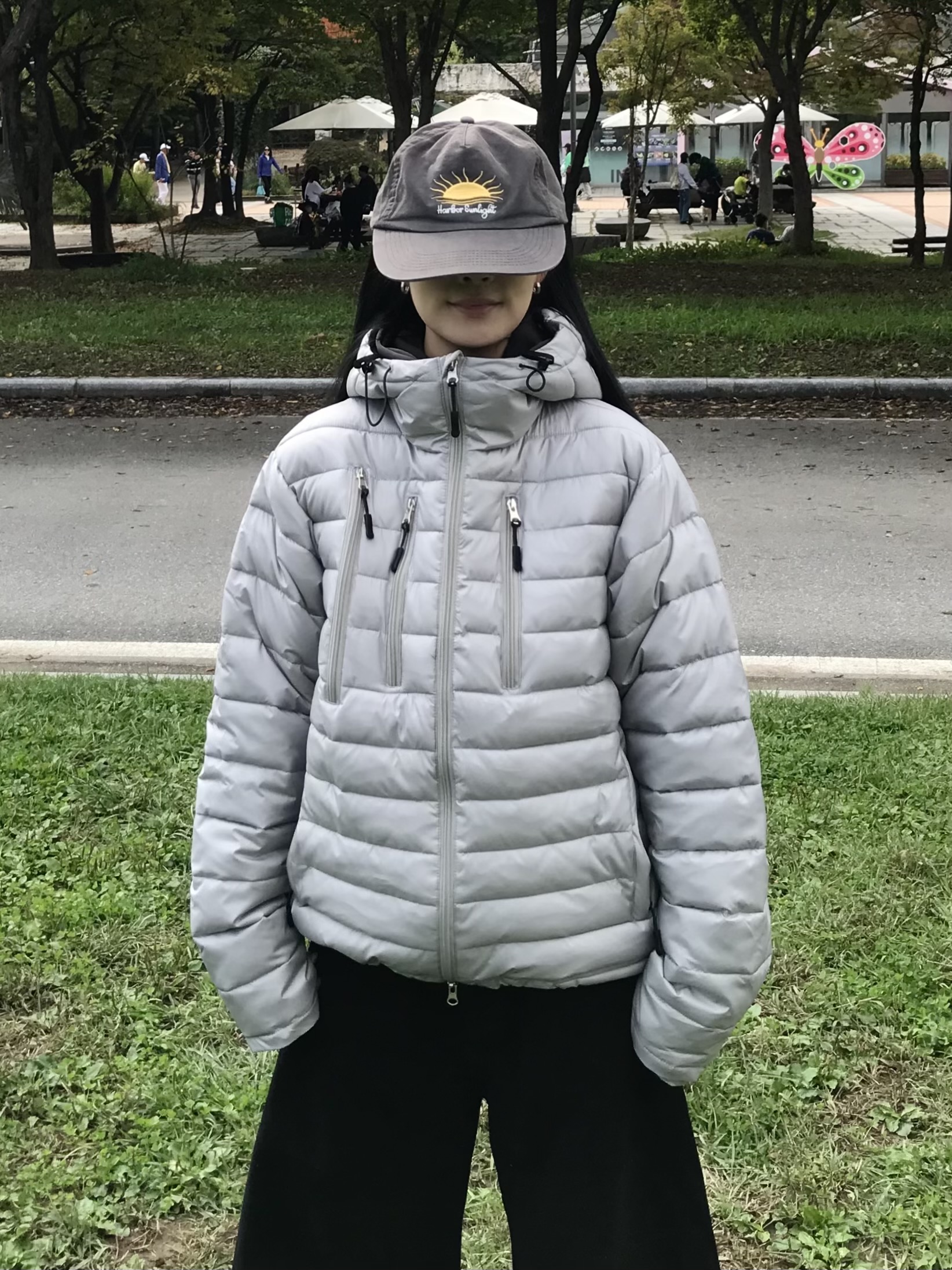  peak× beauty&youthダウンジャケット ライトグレー Snow Peak（スノーピーク）の「Recycled Light Down Jacket（ダウン