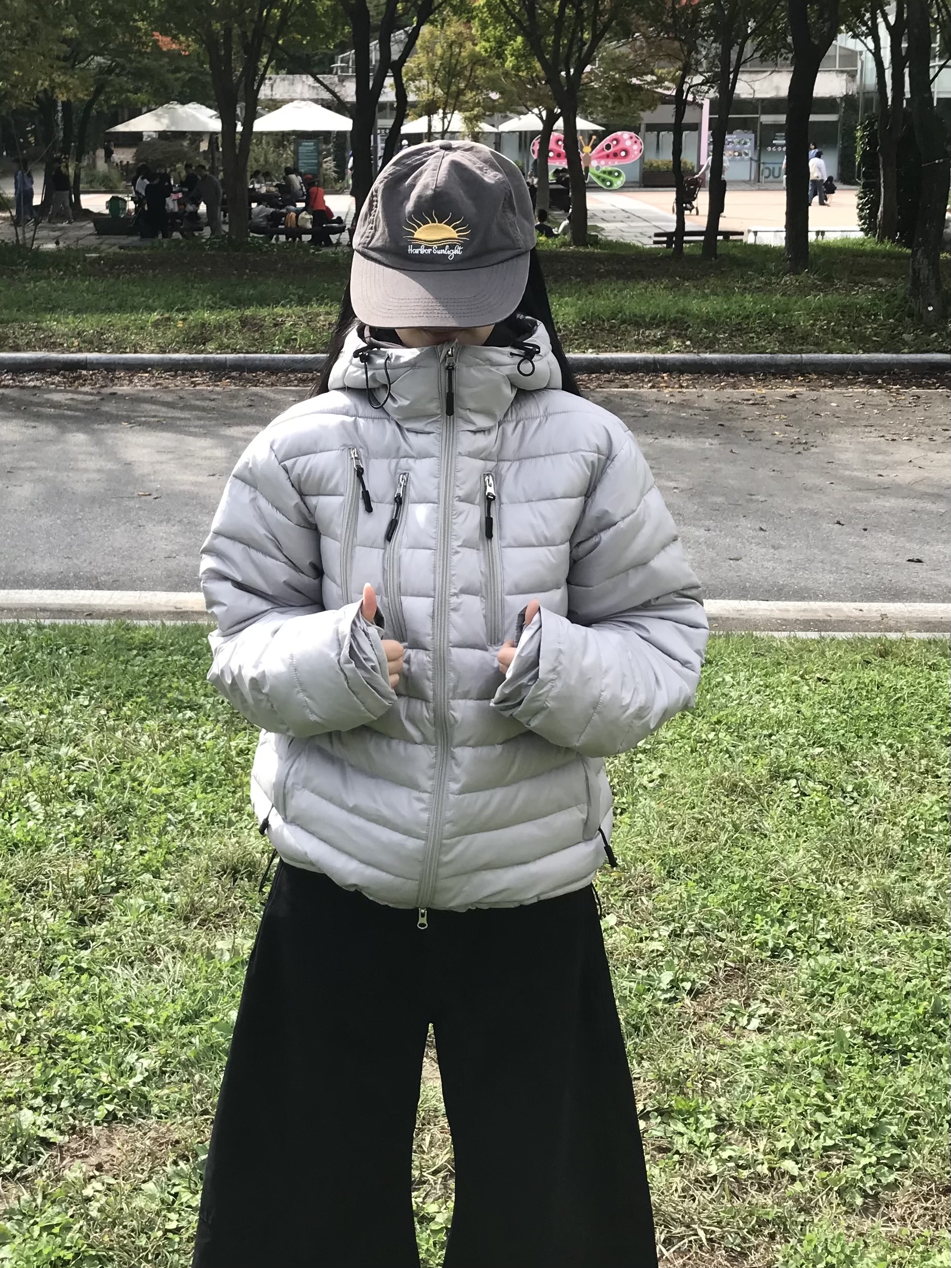 ポケッフード付きライトダウンジャケット | ファッション通販サイト NUGU