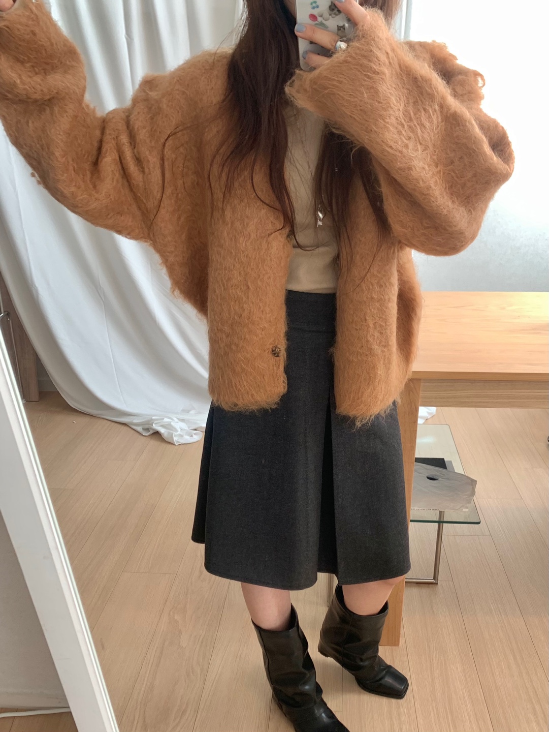 モヘアアンゴラニットカーディガン | ファッション通販サイト NUGU