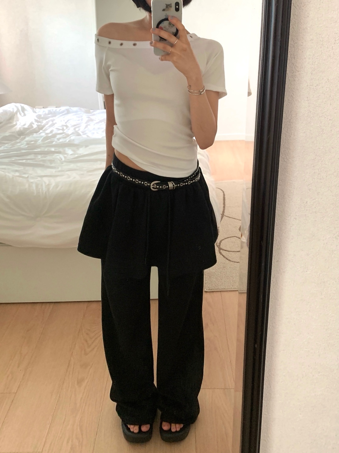 レイヤードミニスカート&パンツ | ファッション通販サイト NUGU