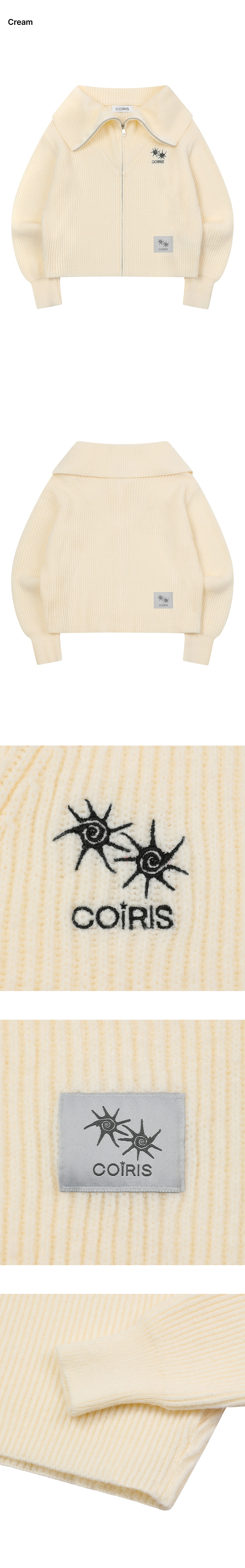 COLLAR KNIT - 3 COLORS BLACK