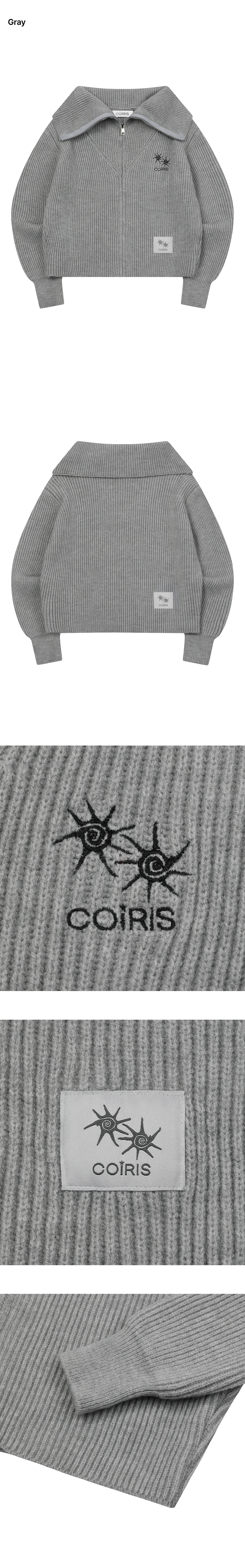 COLLAR KNIT - 3 COLORS BLACK