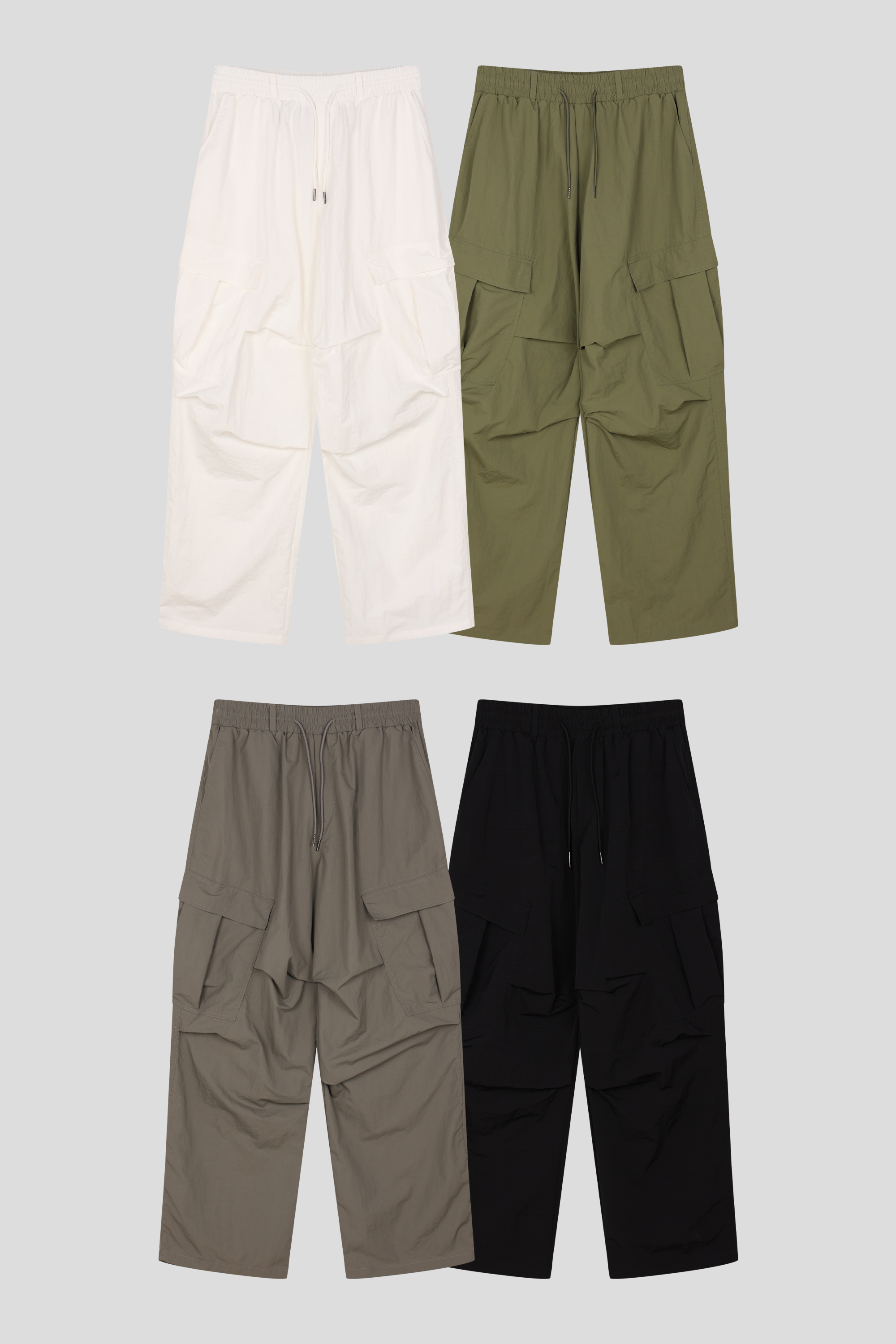 아븐 로우 나일론 카고 팬츠 4color
