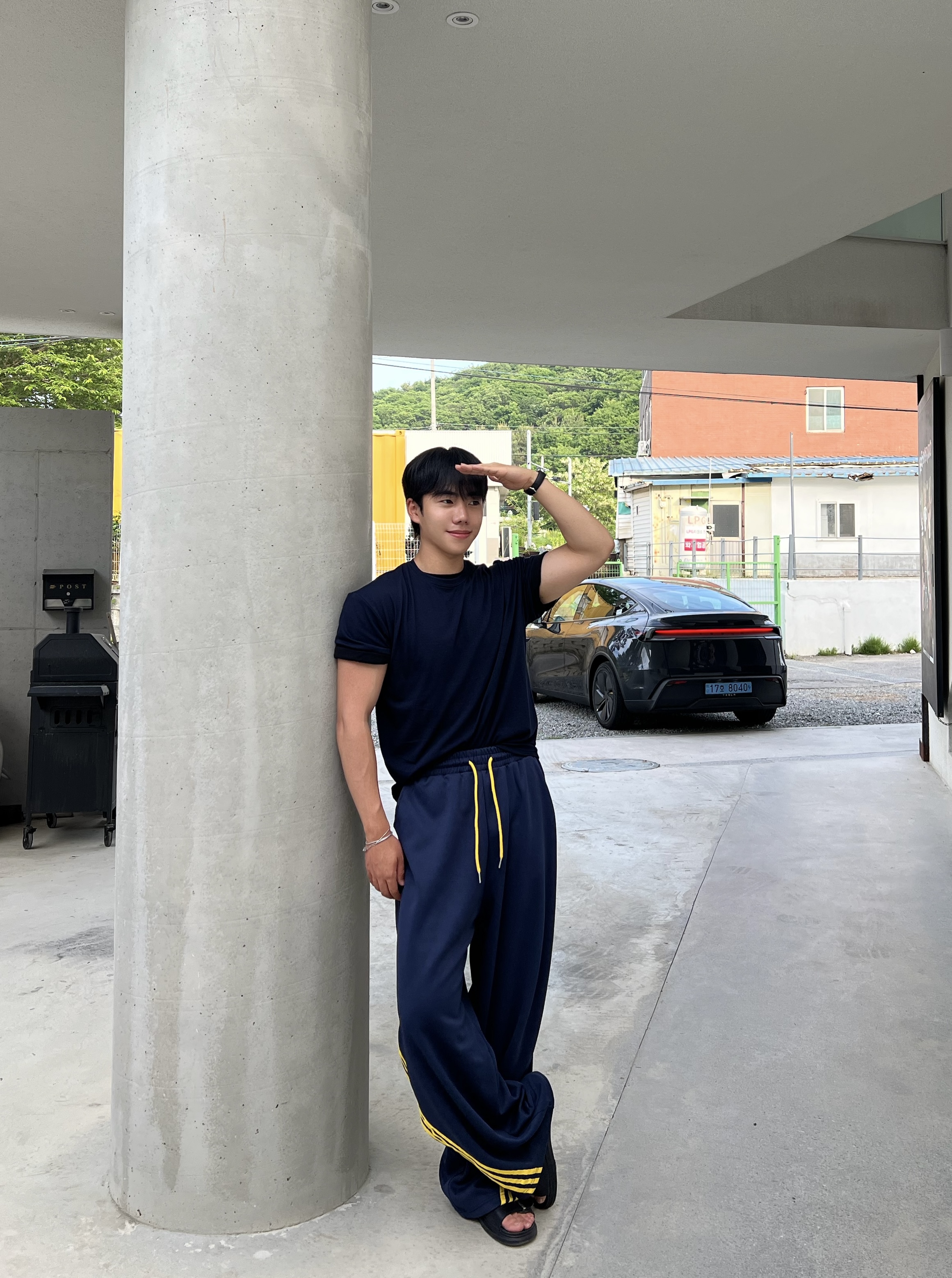 위블 크롭 레이어드 반팔 (9color)