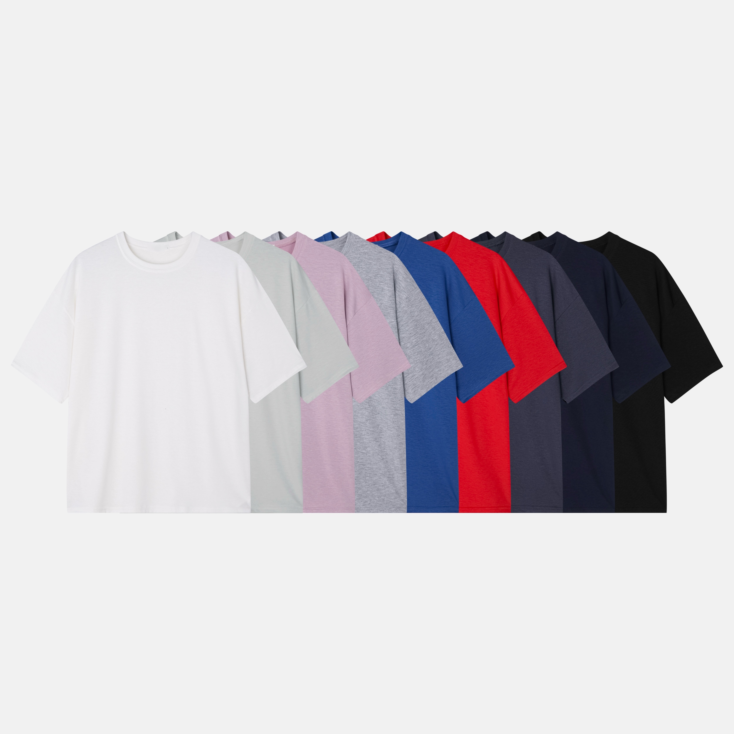 위블 크롭 레이어드 반팔 (9color)