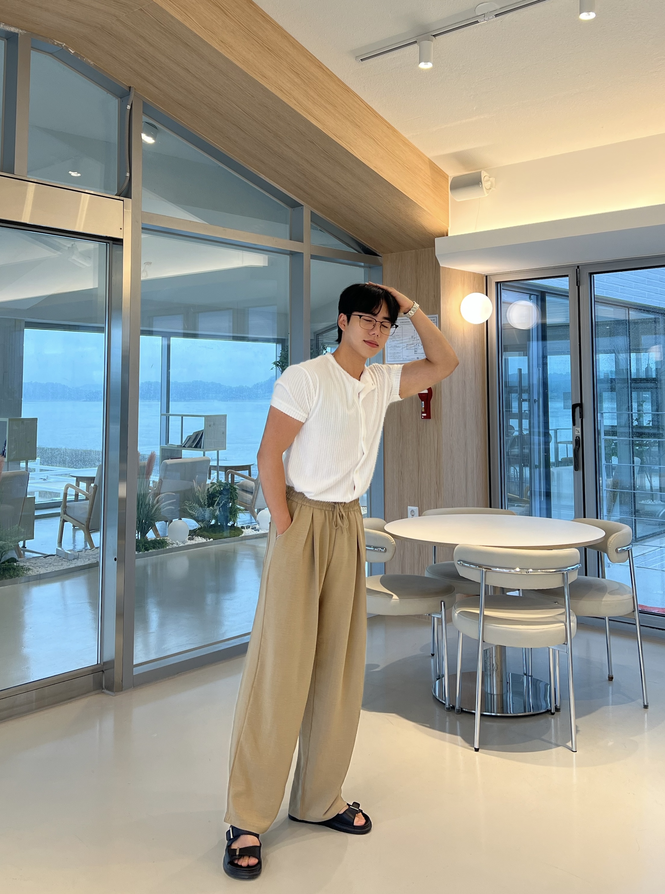 바블 부클 모헤어 반팔 니트 가디건 (3color)