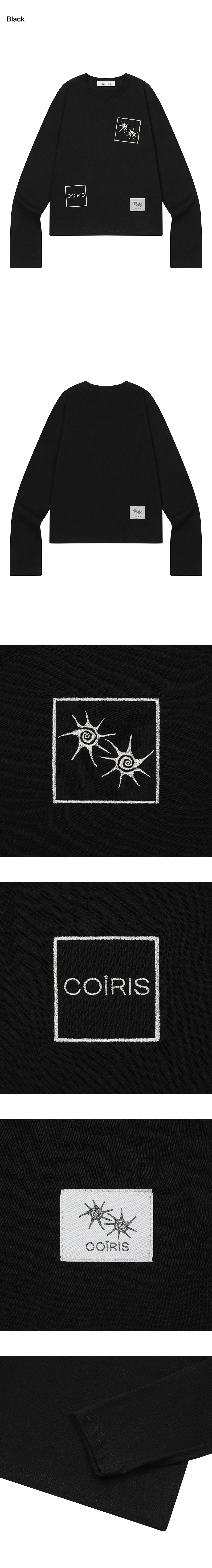 LONG SLEEVE TEE - 2 COLORS BLACK
