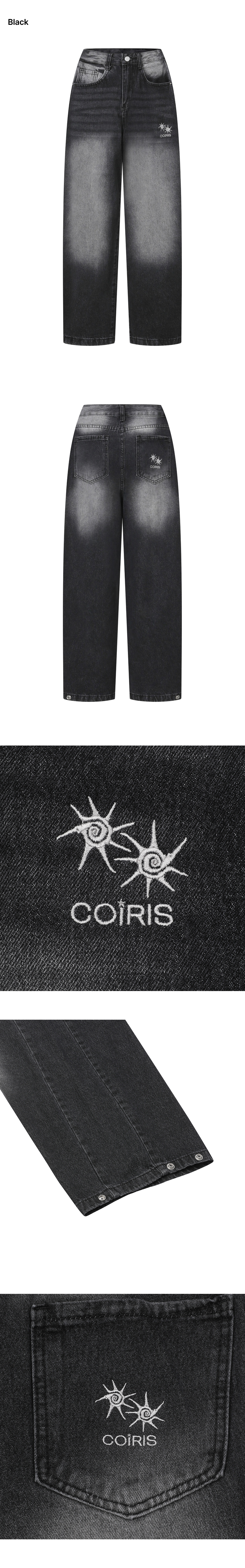 WIDE - 2 COLORS BLACK