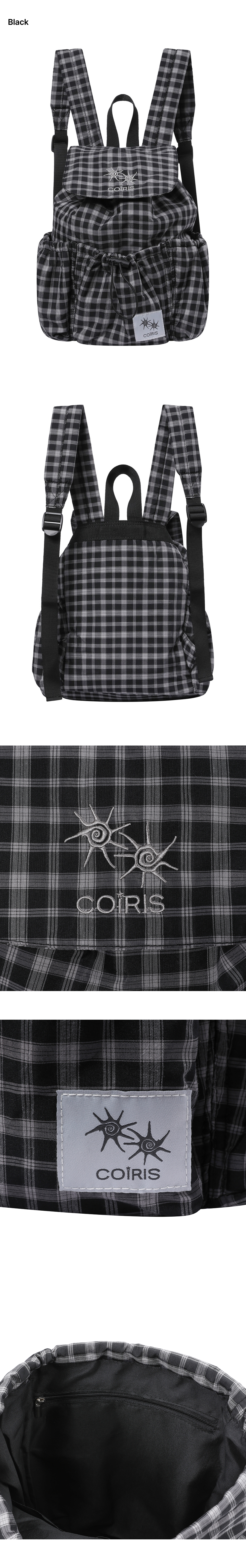 TEE MINI BACKPACK UNISEX BLACK