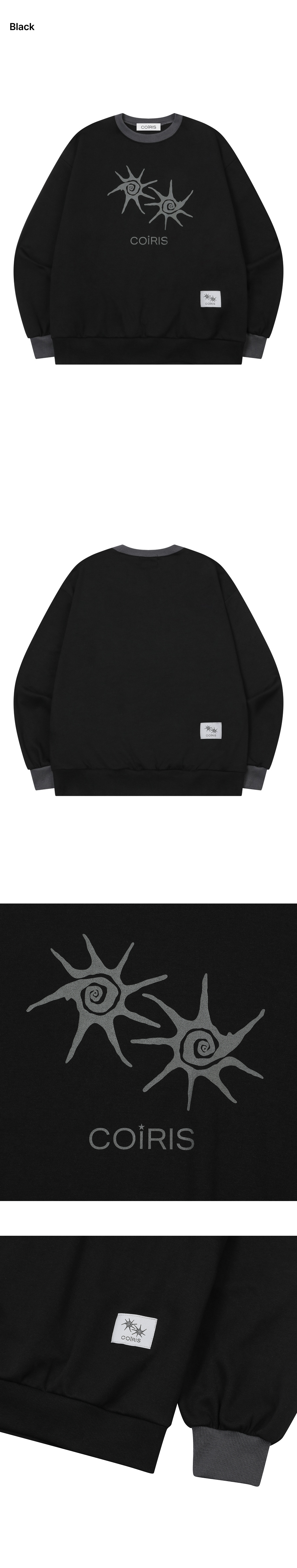 SWEATSHIRT - 11 COLORS CHARCOAL