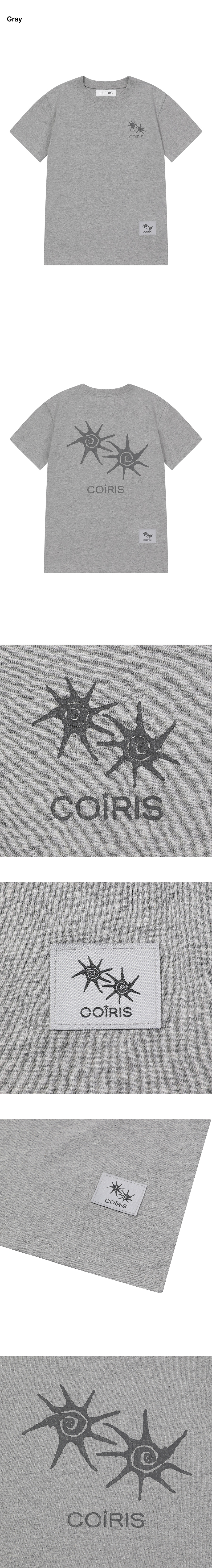 BACK LOGO SHORT SLEEVE TEE - 4 COLORS BLACK