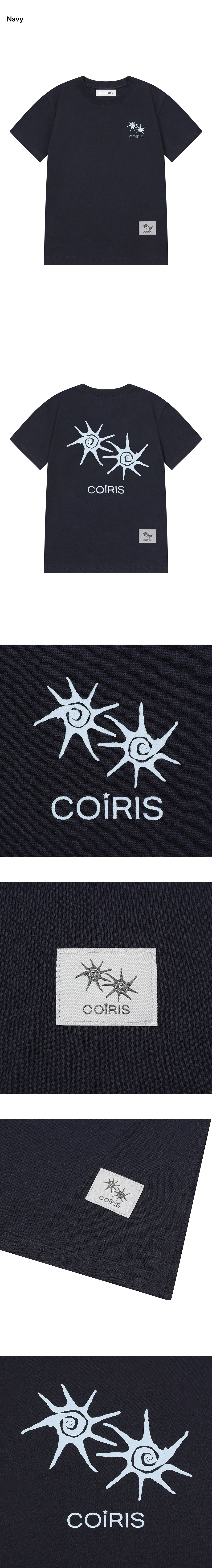 BACK LOGO SHORT SLEEVE TEE - 4 COLORS BLACK