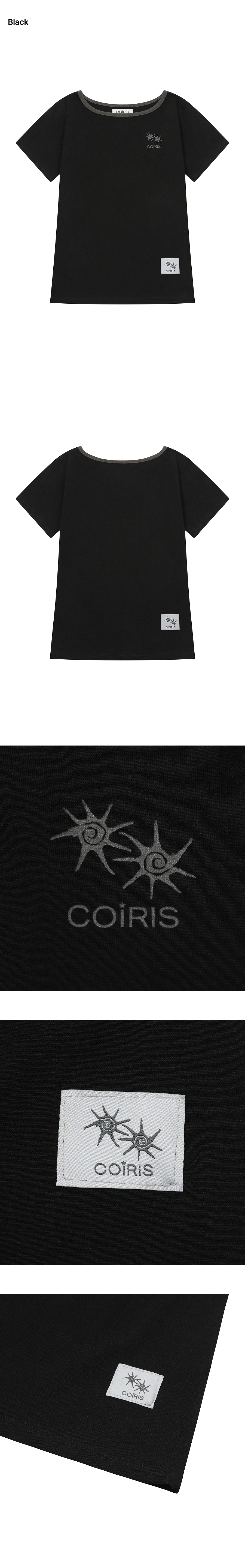 SHORT SLEEVE TEE - 11 COLORS BLACK