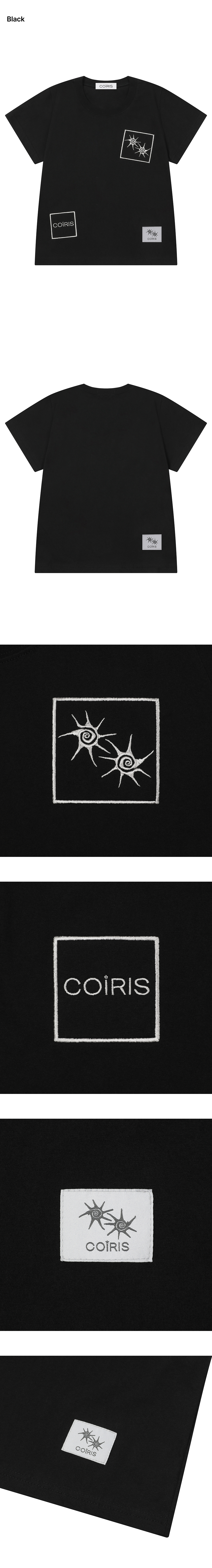 SHORT SLEEVE TEE - 3 COLORS BLACK