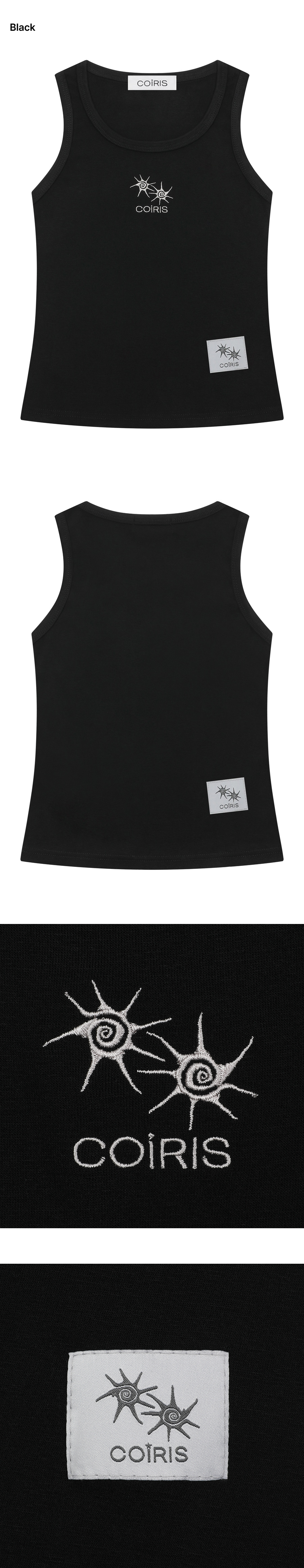 SLEEVELESS SLEEVELESS - 4 COLORS BLACK