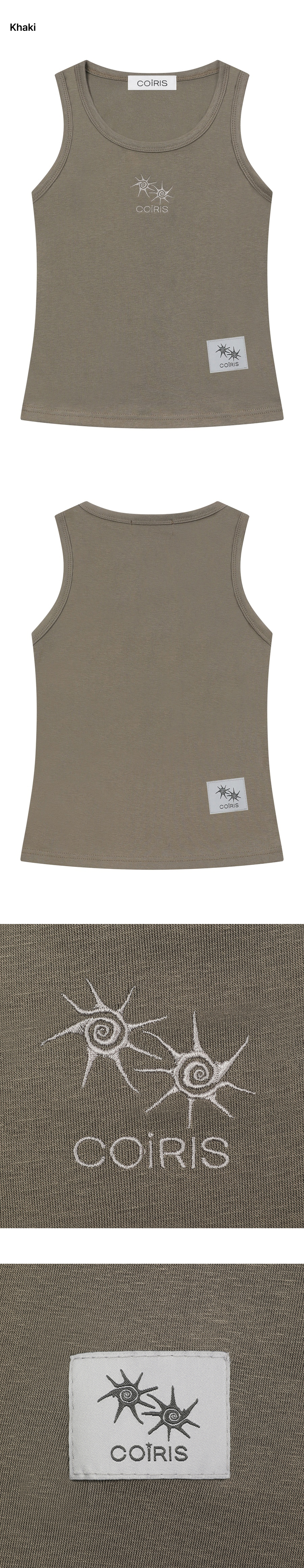 SLEEVELESS SLEEVELESS - 4 COLORS BLACK