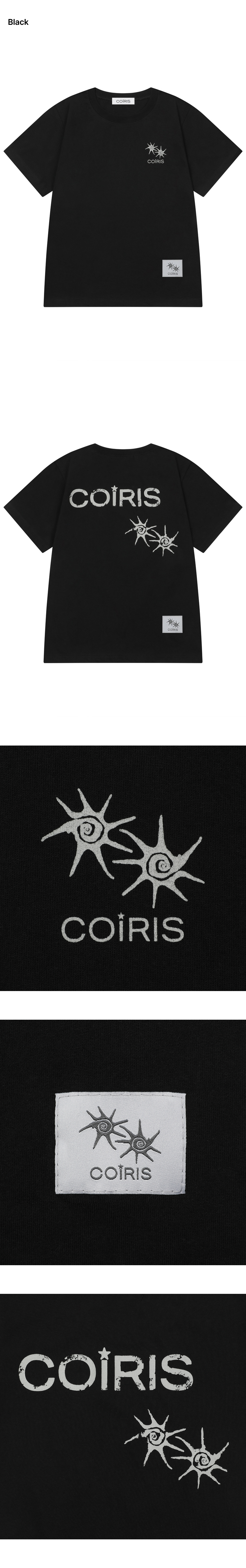 BACK TEE LOGO SHORT SLEEVE TEE - 2 COLORS BLACK