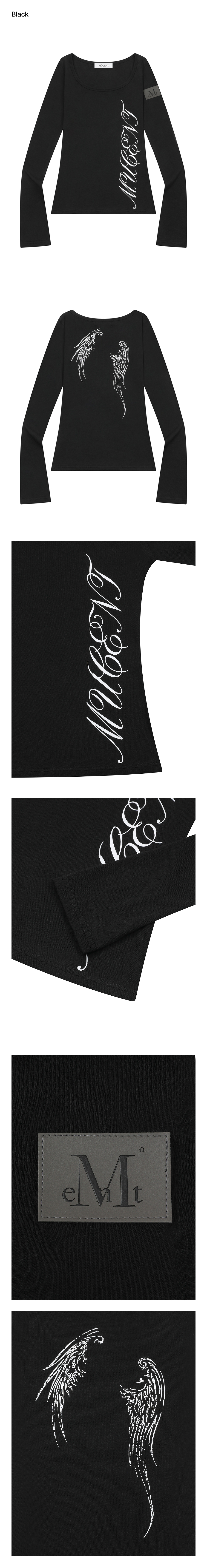 TEE - 2 COLORS BLACK