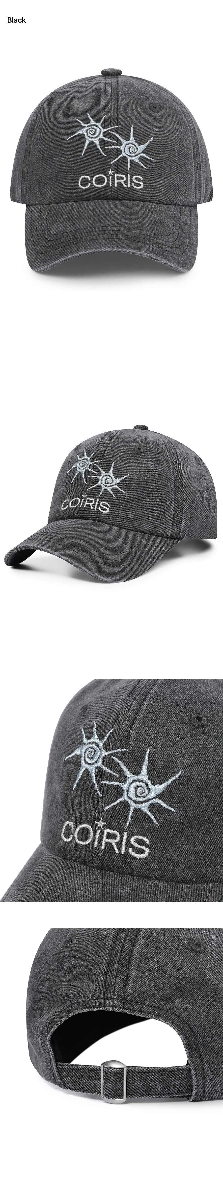 BALL CAP UNISEX - 8 COLORS BLACK