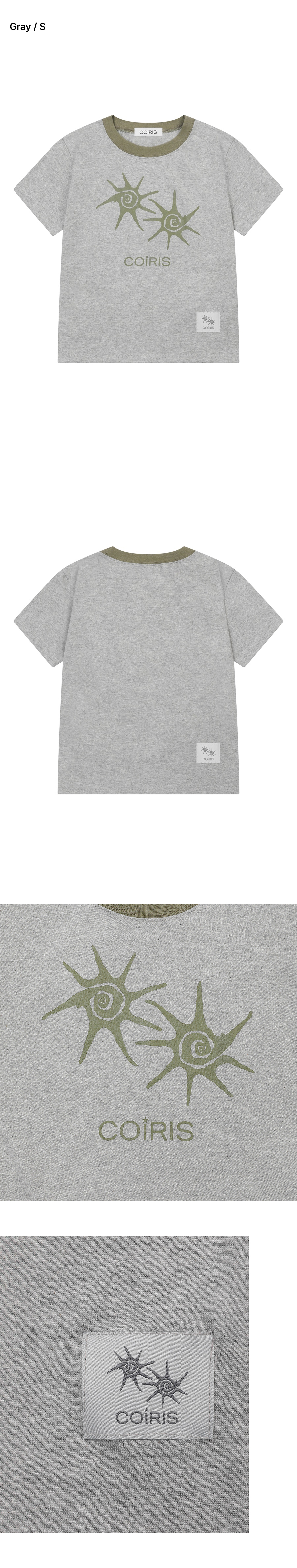SHORT SLEEVE TEE - 11 COLORS GREY