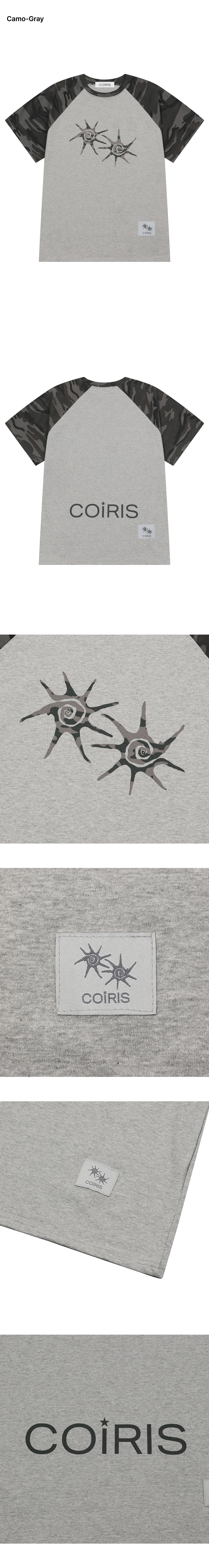 CONTRAST SHORT SLEEVE TEE UNISEX GREY
