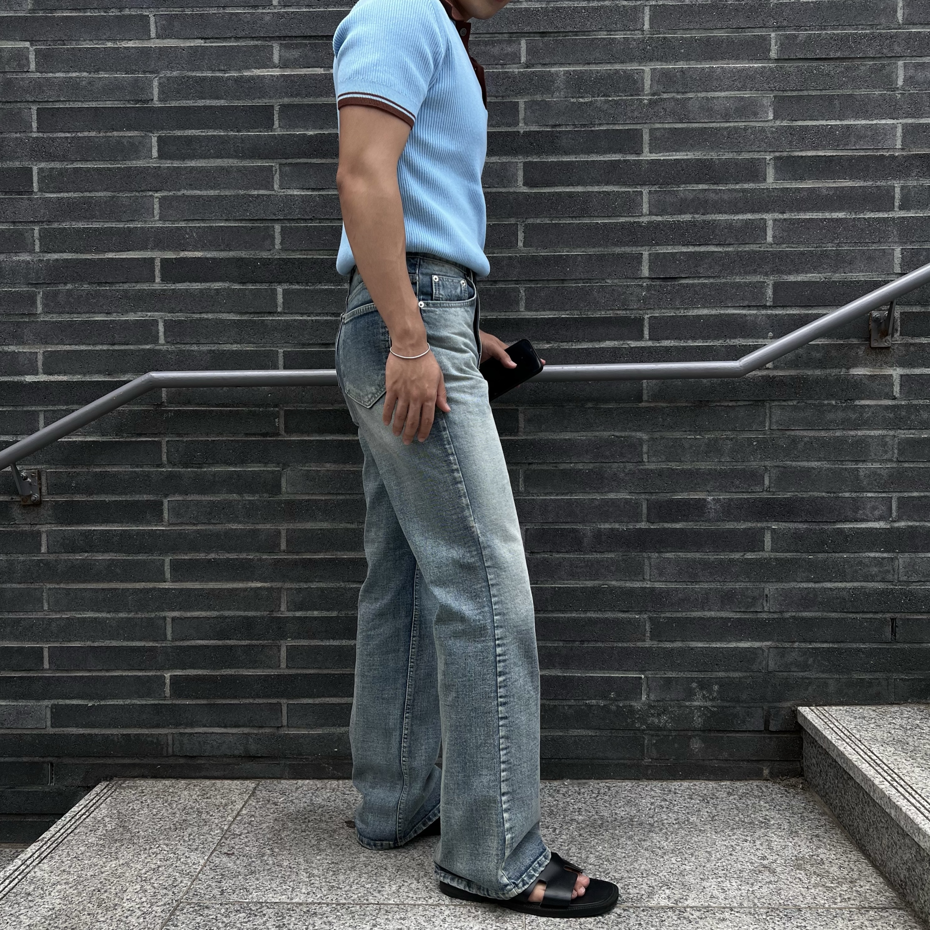 웨르 플레어 데님 팬츠 (1color)