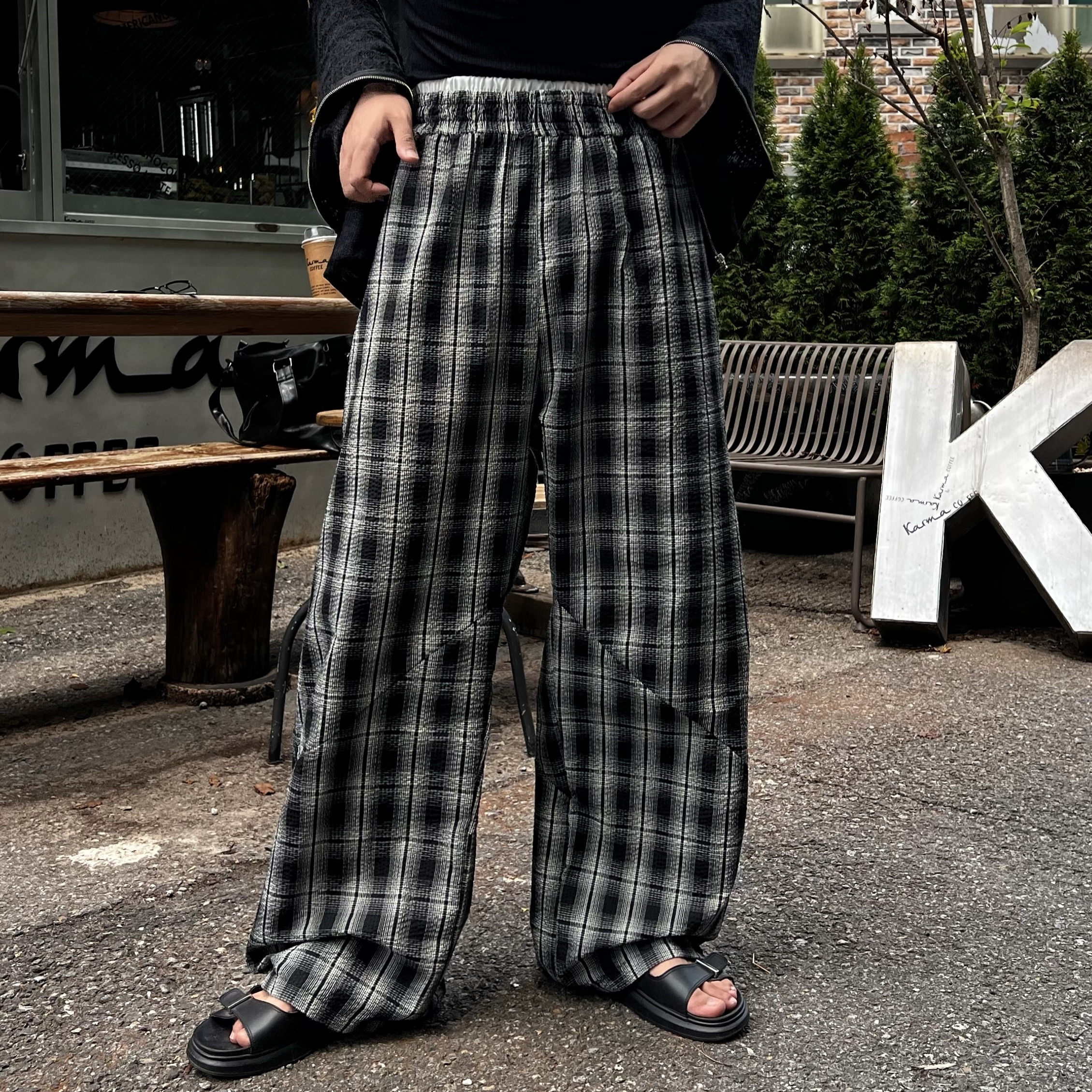 데트 크로쉐 펀칭 크롭 반팔 후드집업 (4color)