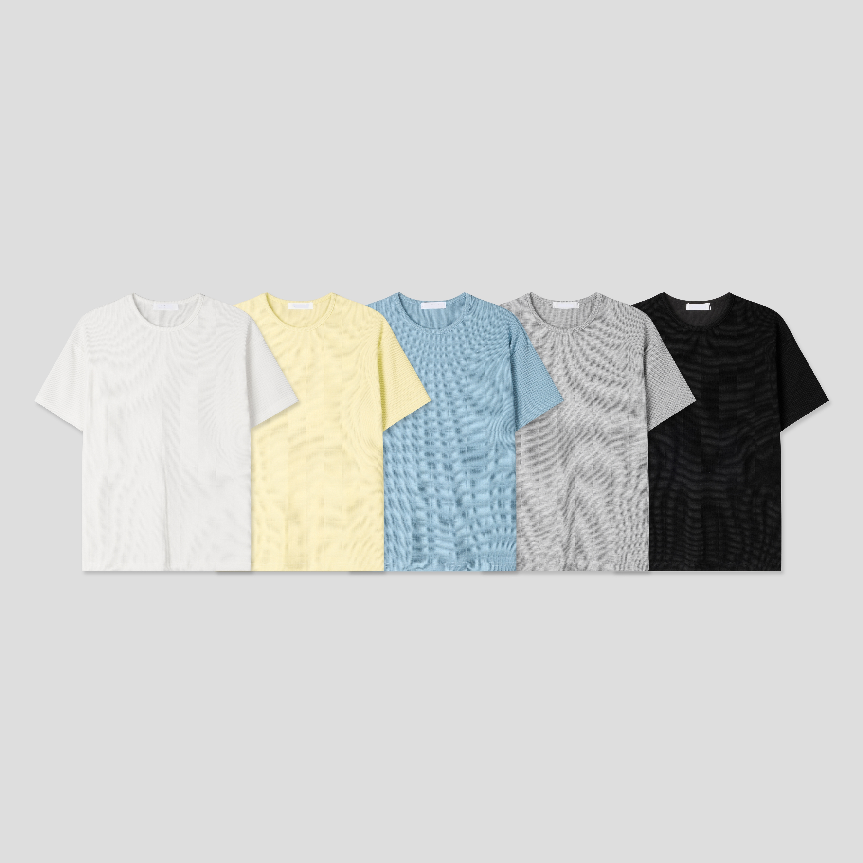 메르 와플 크롭 반팔 (5color)