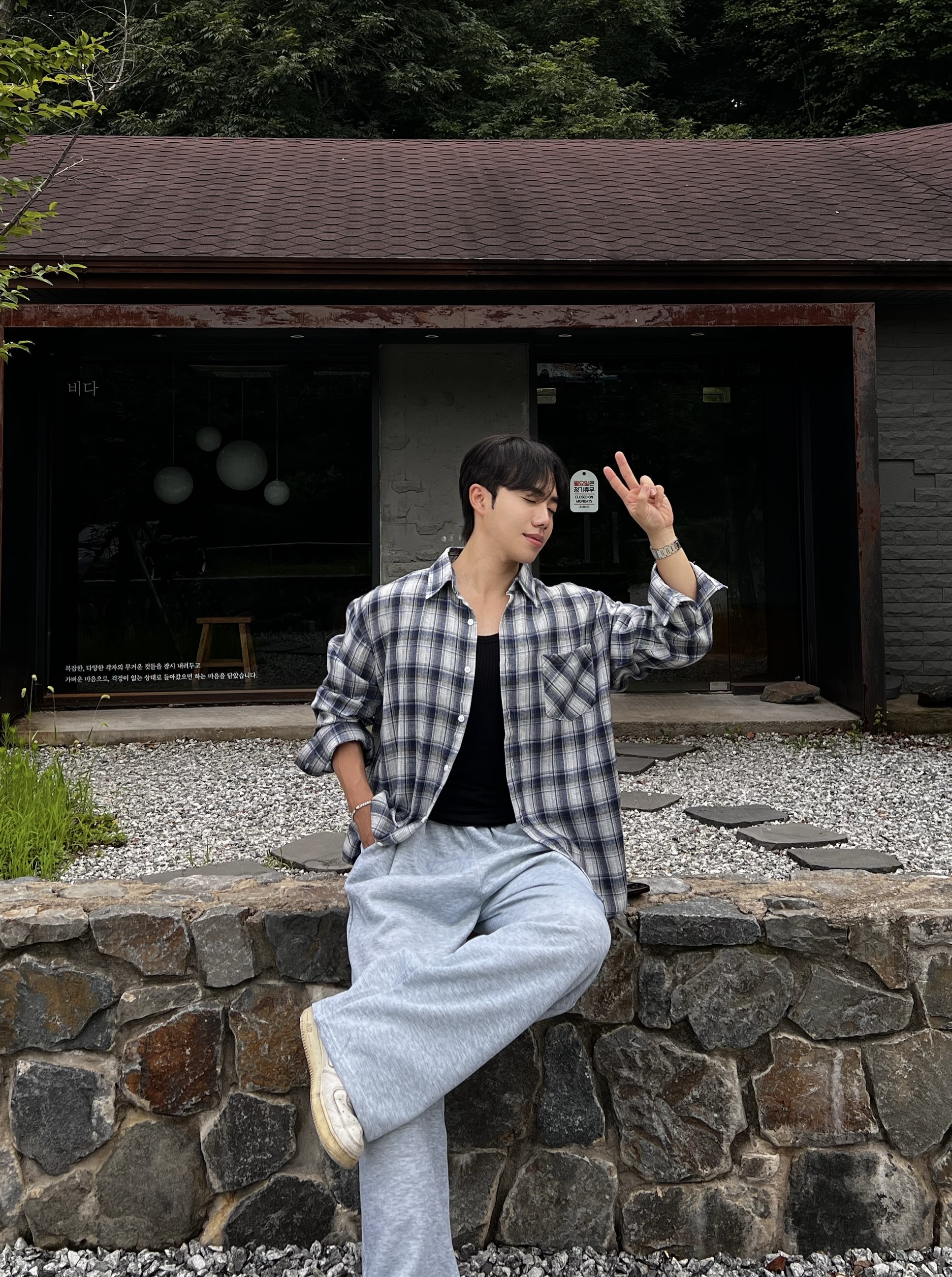 메르 체크 남방 셔츠 10color
